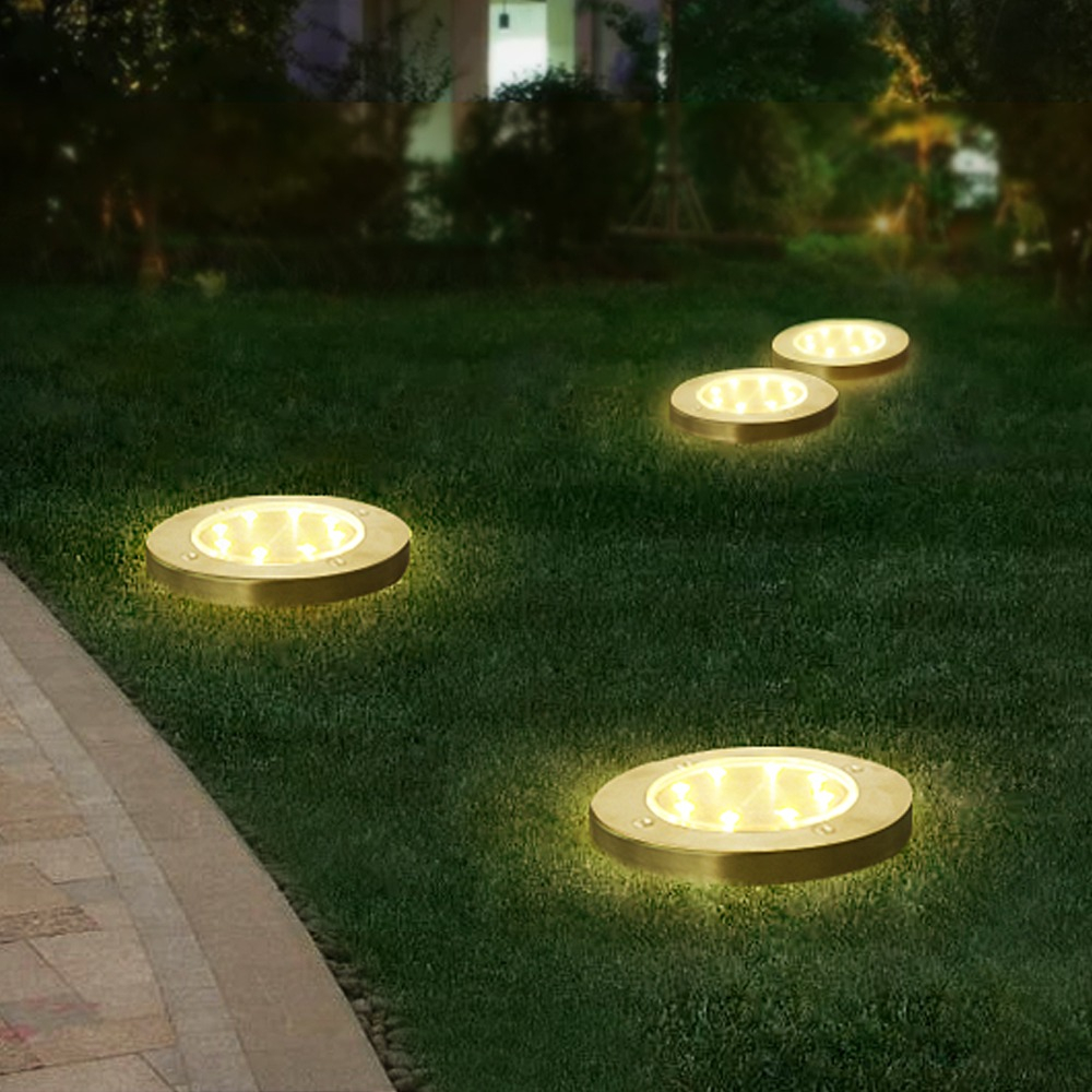 Us 695 35 Offsolar Rechargeable Outdoor Garden Landscape Lighting 8 Led Solar Underground Lamp Path Decoration Solar Floor Light Waterproof In regarding sizing 1000 X 1000