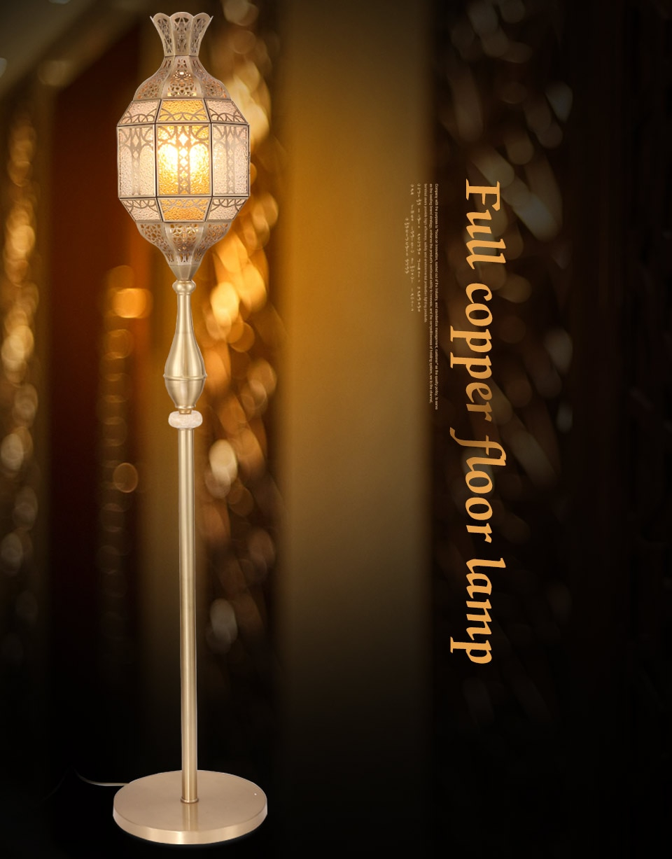 Us 8000 Arab Golden Led E14 Bulb Copper Luxury Floor Lamp Antique European Style Creative Floor Light Living Room Restaurant Lighting In Floor with regard to size 960 X 1227