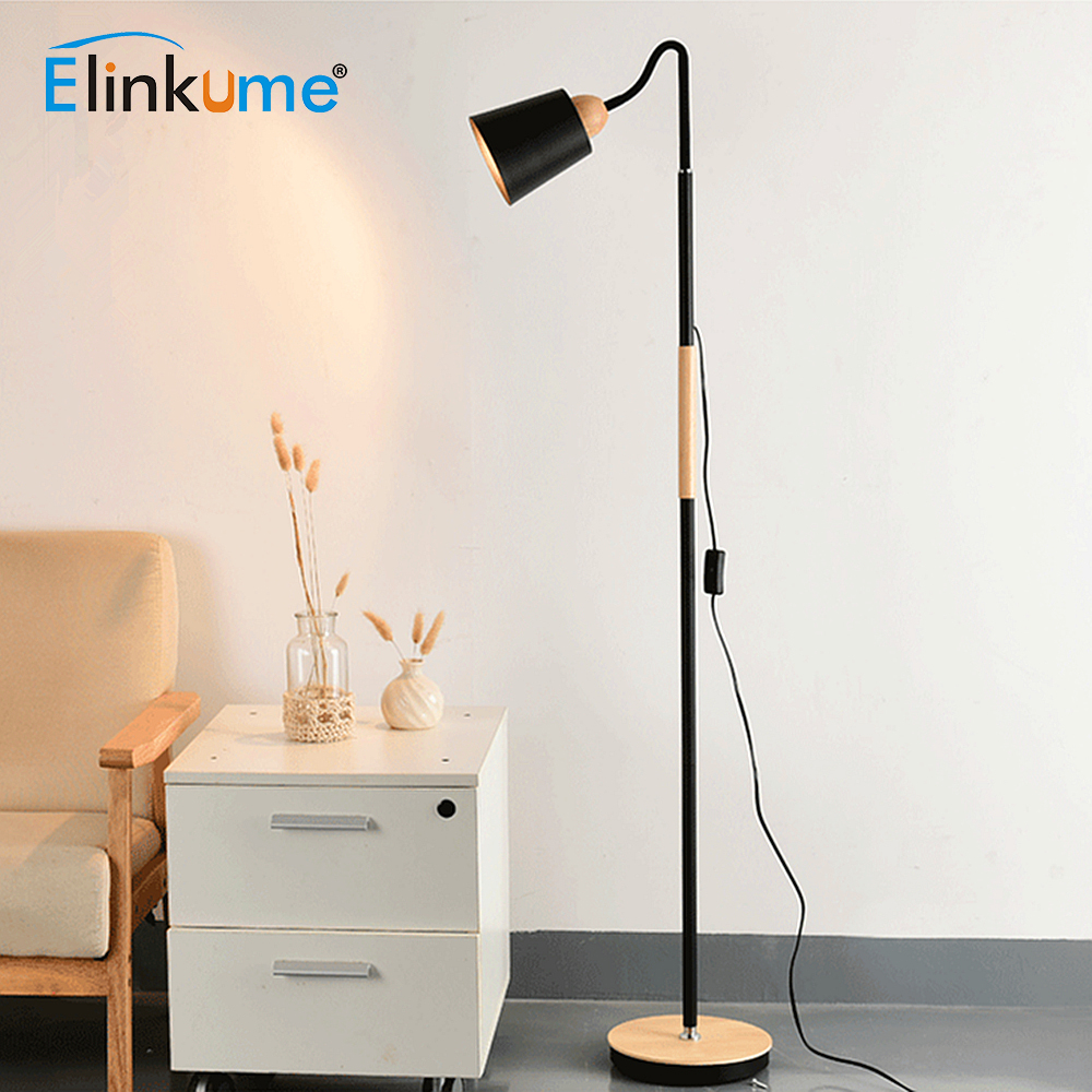 Us 8223 42 Offmodern Minimalist Black Gooseneck Reading Floor Lamp E27 40w For Living Room Bedroom Reading Lighting Loft Iron Decor Floor Lamp In within proportions 1000 X 1000