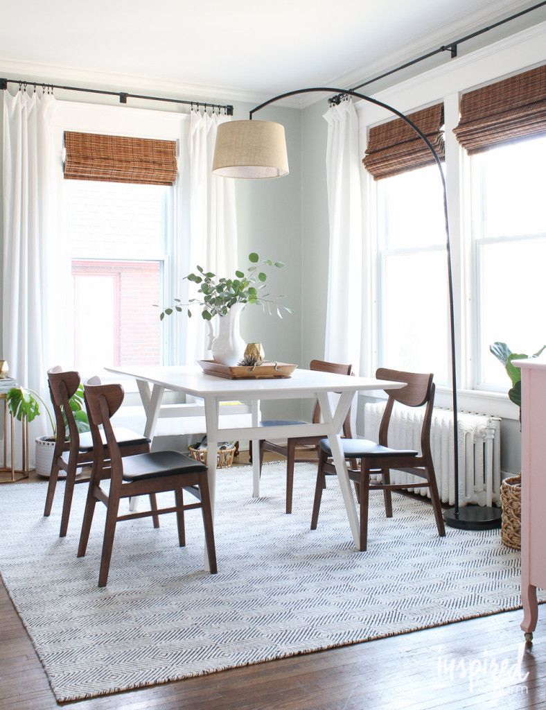 Using An Arc Lamp As An Overhead Light Above A Dining Table throughout dimensions 788 X 1024
