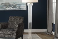 Uttermost Monette Brushed Nickel Acrylic Tall Cylinder Floor Lamp for sizing 2100 X 2100
