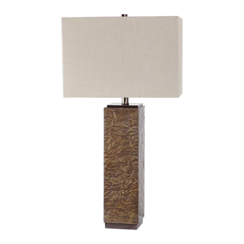 Uttermost Naiser Crumpled Copper Table Lamp A2x8x Garbes pertaining to sizing 1000 X 1000