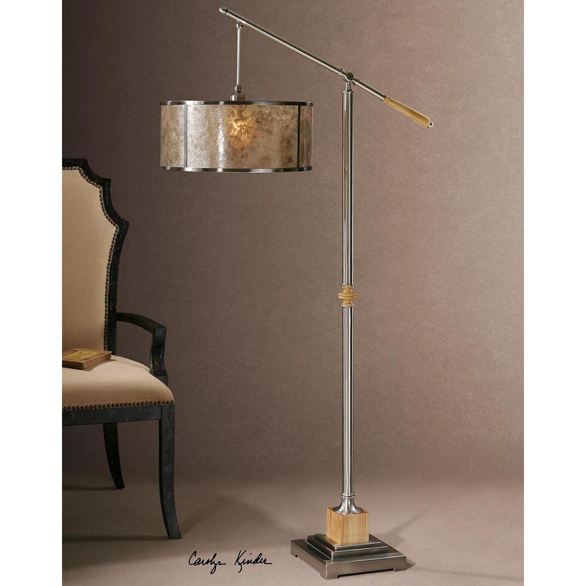 Uttermost Sitka Silver Floor Lamp 28590 1 Silver Floor with regard to dimensions 1200 X 1200