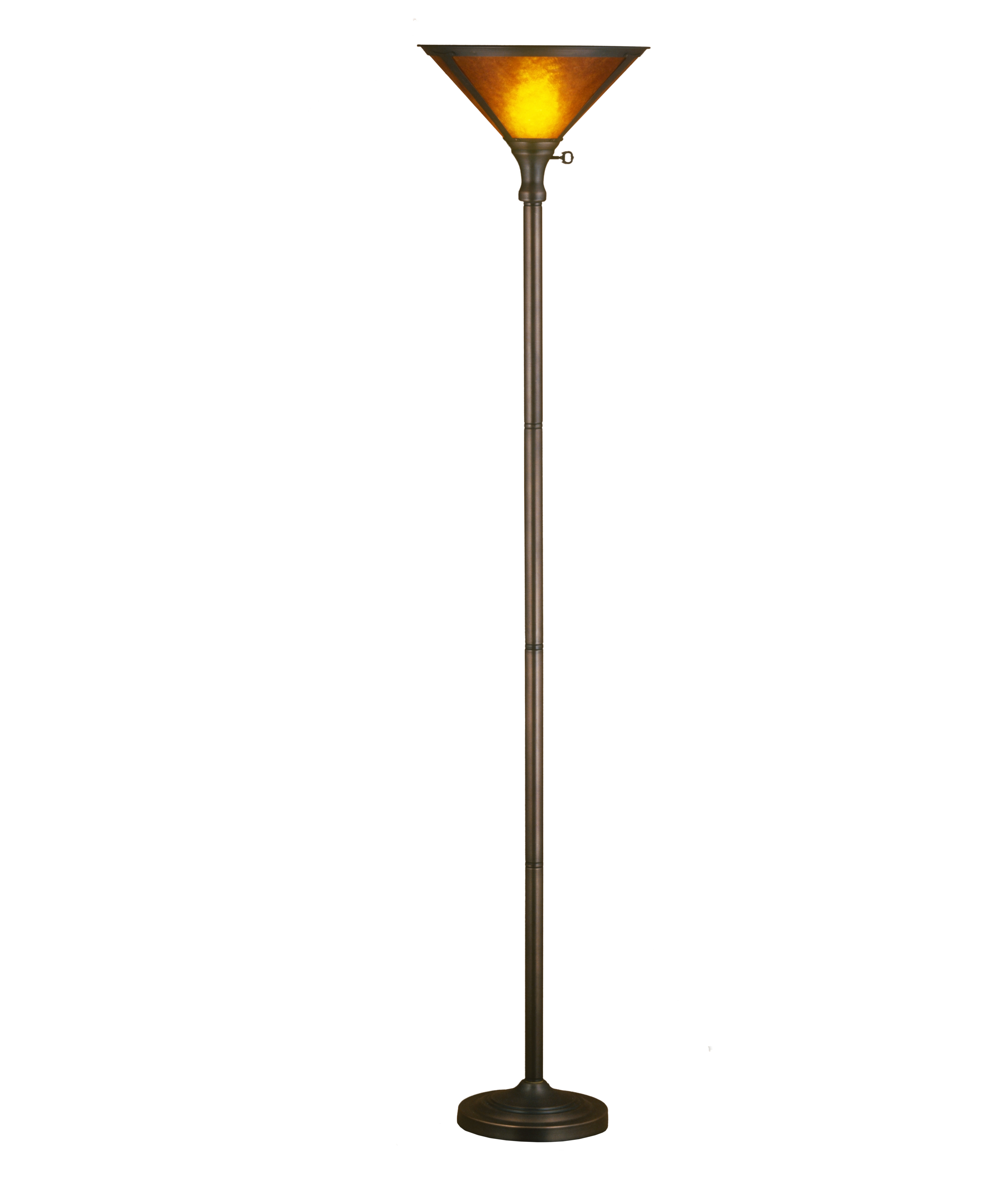 Van Erp Amber Mica 72 Torchiere Floor Lamp with regard to dimensions 5992 X 7056