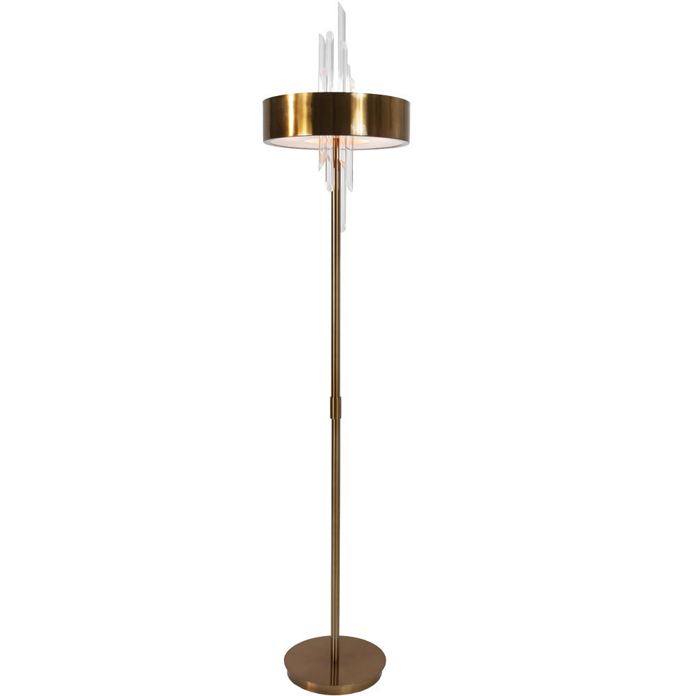 Van Teal 723881 Gold Rush 74 Torchiere Floor Lamp inside sizing 1000 X 1000