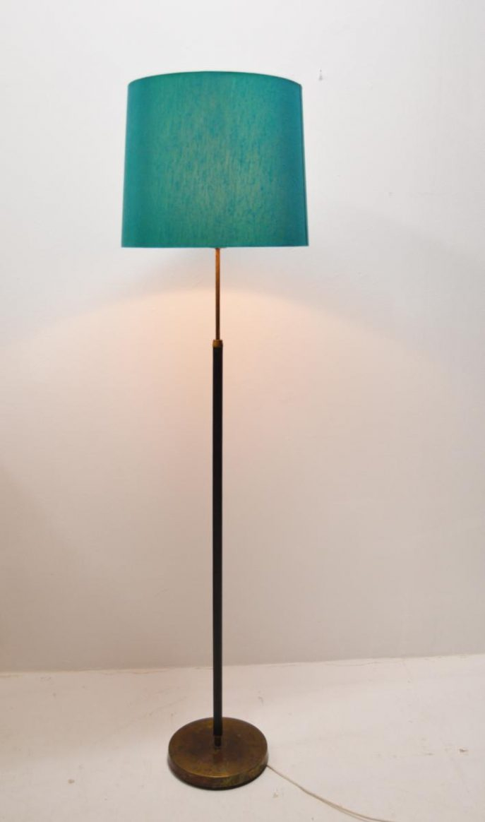 Van Teal Amnesia 72 Torchiere Floor Lamp Teal Amnesia inside size 687 X 1164