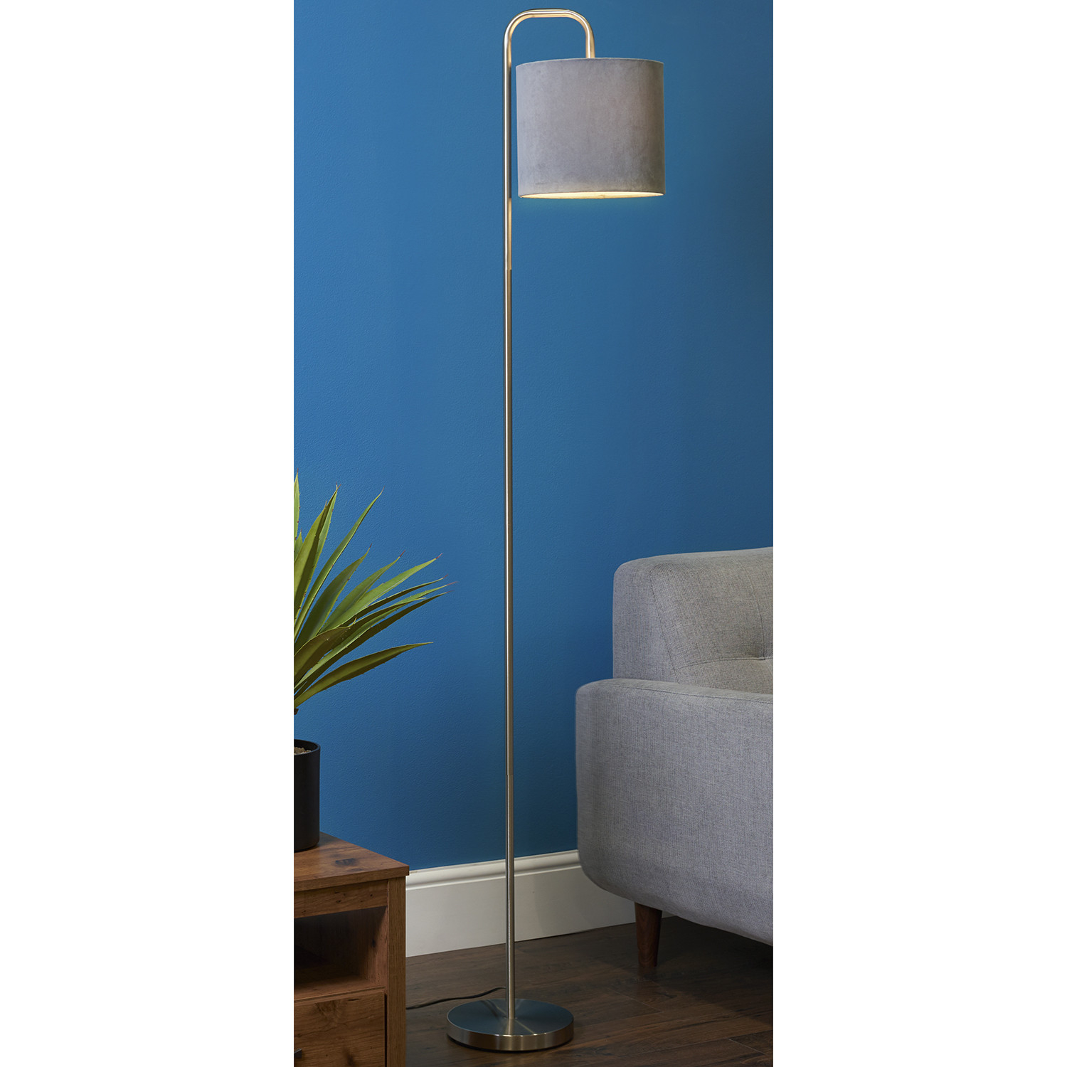 Velvet Overhang Floor Lamp pertaining to size 1500 X 1500