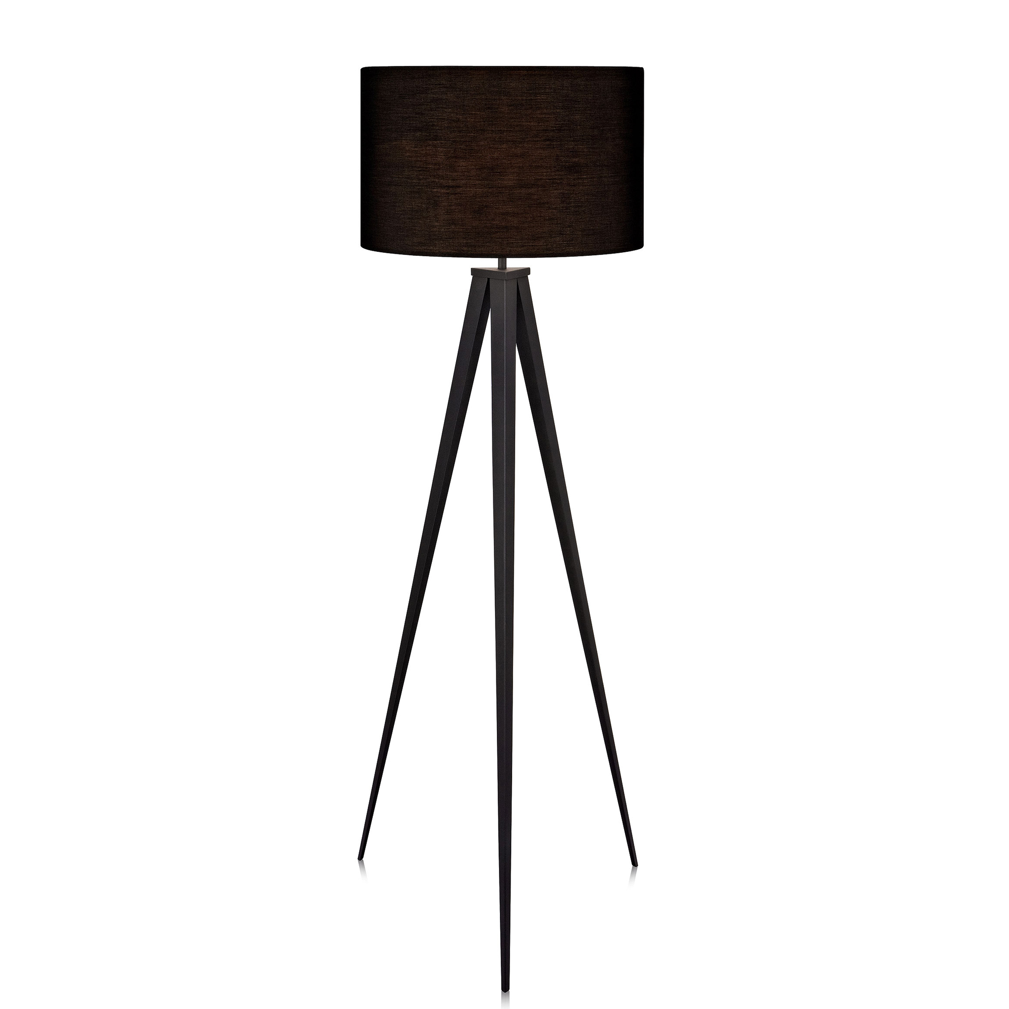 Versanora 6023 Romanza Tripod Floor Lamp With Black Shade Walmart with regard to size 2000 X 2000
