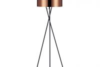 Versanora Cara Tripod Floor Lamp With Copper Shade Lamp for size 1560 X 1560