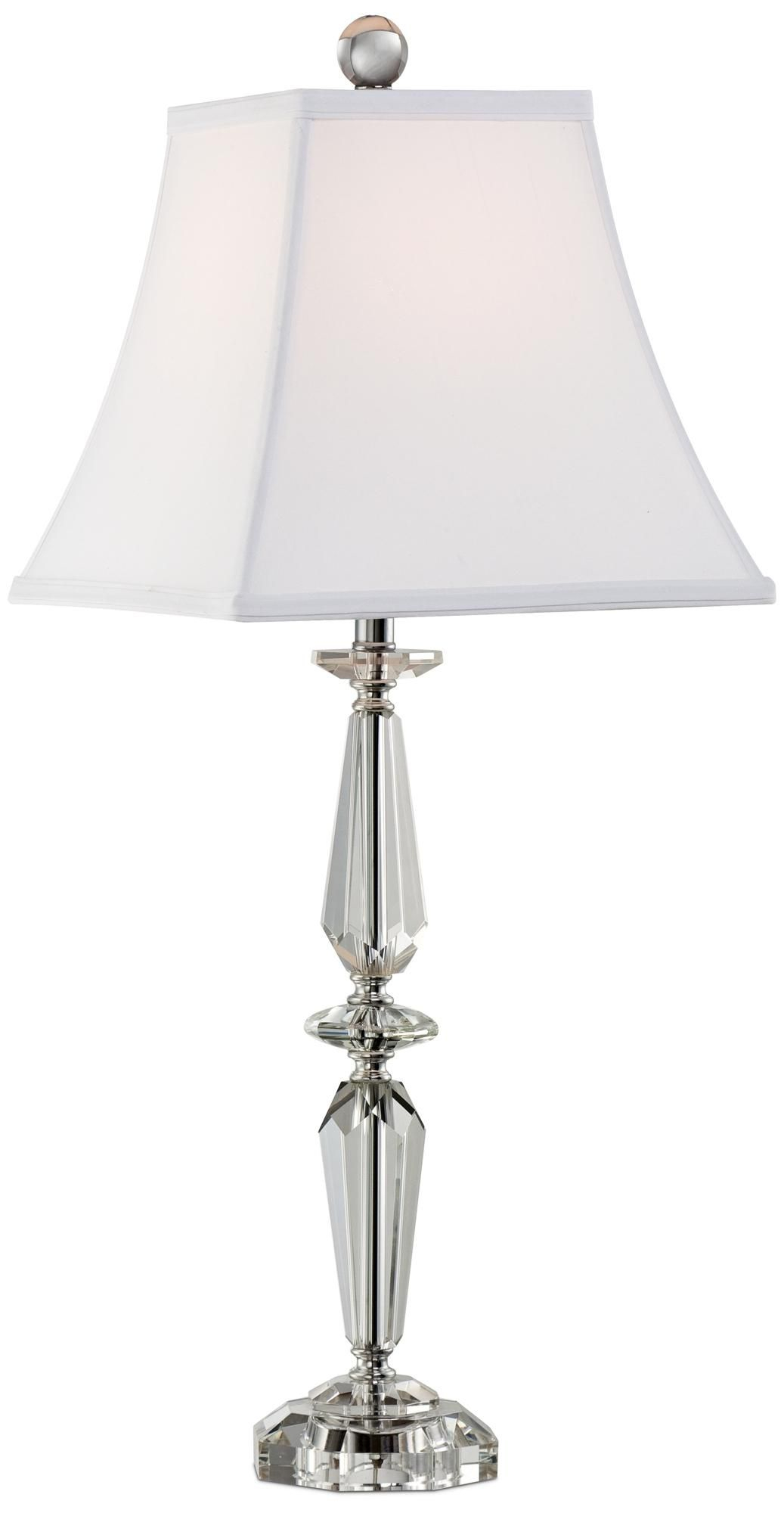 Vienna Full Spectrum Crystal Console Table Lamp Crystal intended for sizing 1037 X 2000