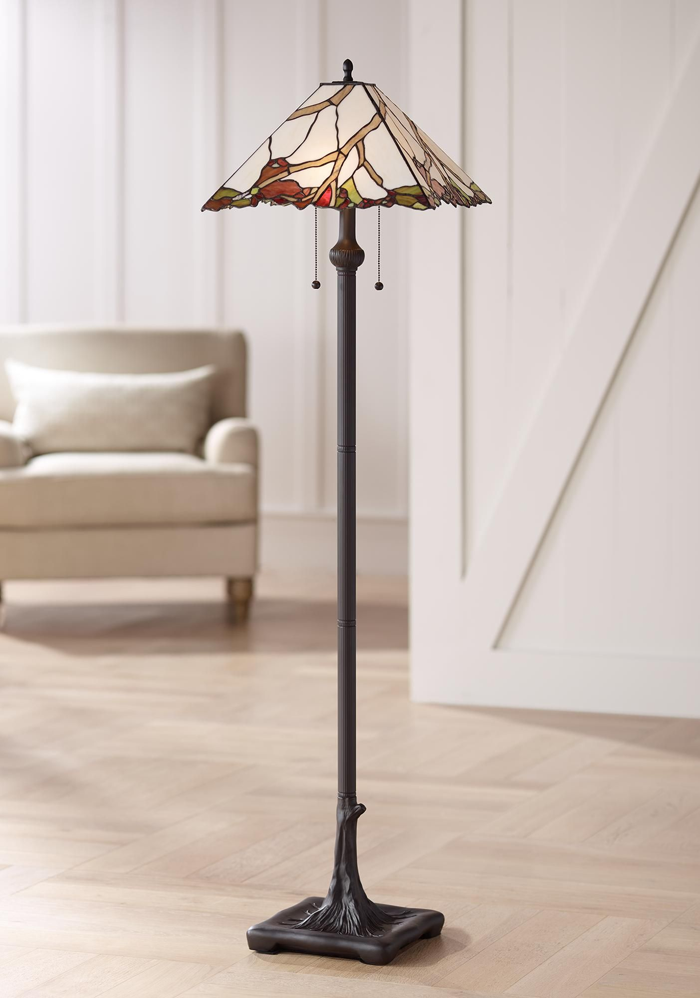 Vienna Full Spectrum Glimmer Crystal Orb Floor Lamp In 2019 with proportions 1403 X 2000