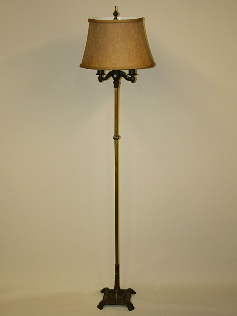 Vintage Art Deco Floor Lamp With Stream Lined Details C pertaining to measurements 800 X 1067