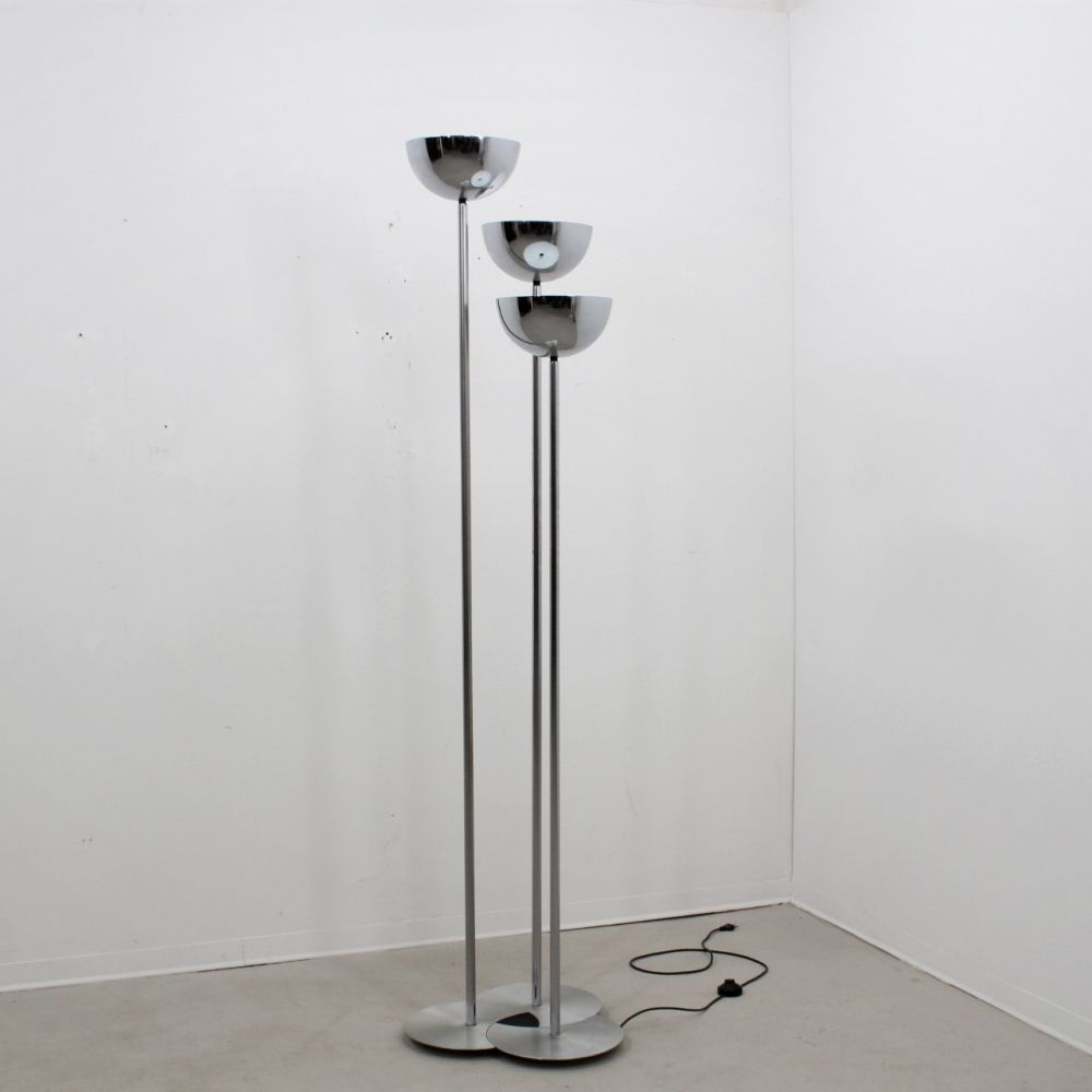 Vintage Big Chrome Floor Lamp Lamperti 1970s In 2019 with sizing 1000 X 1000