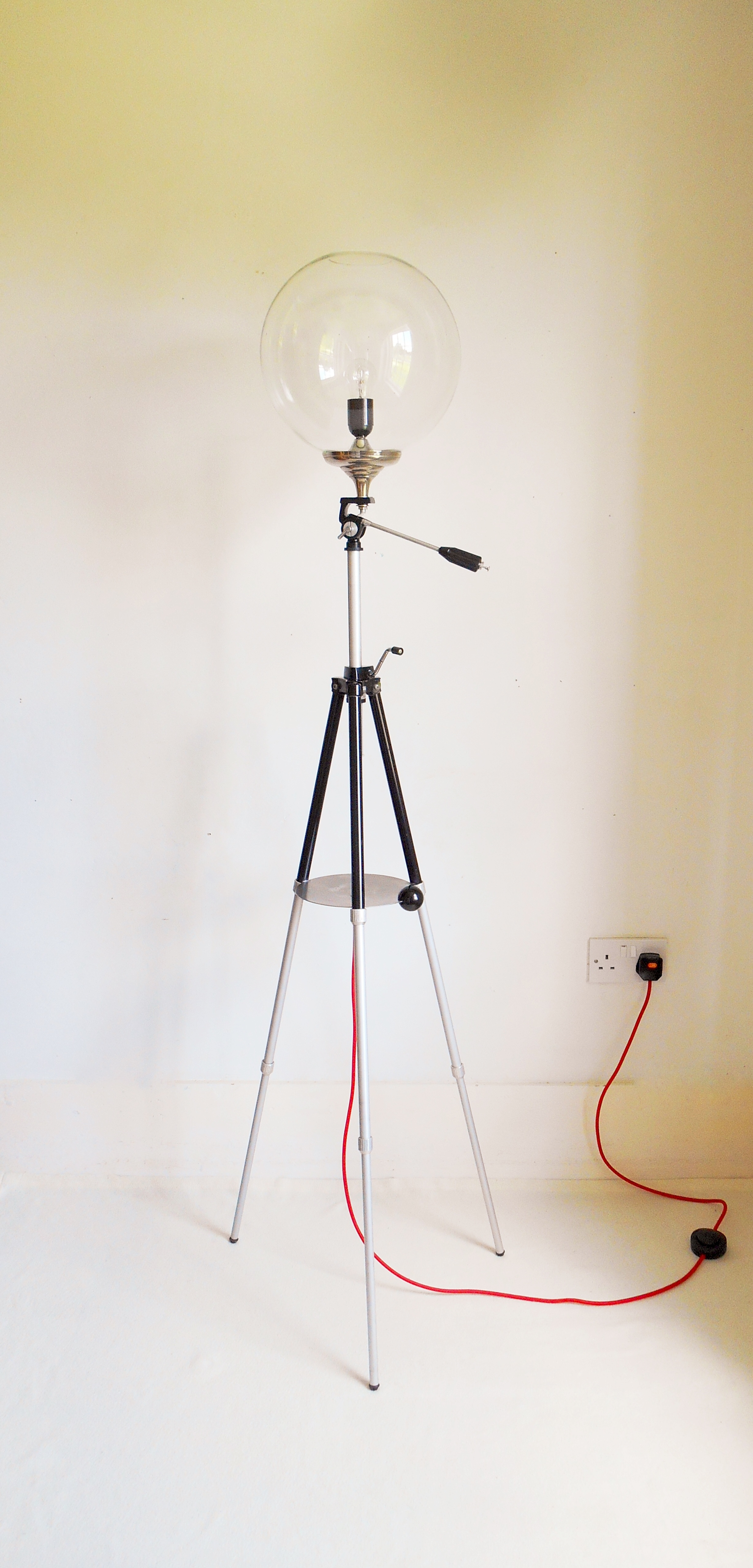 Vintage Camera Tripod Floor Lamp within size 2457 X 5119