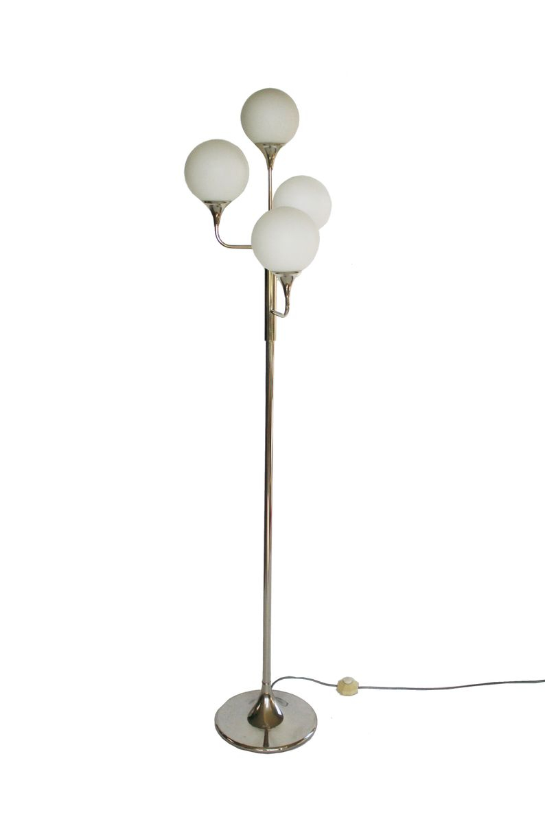 Vintage Chrome Floor Lamp 1960s pertaining to proportions 794 X 1200