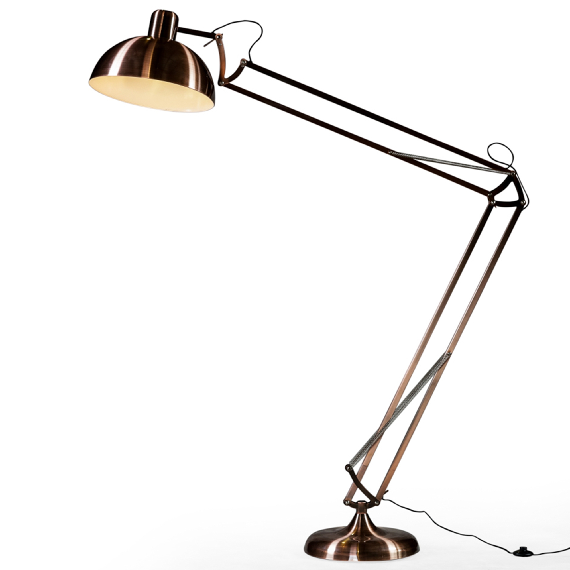 Vintage Copper Xxl Classic Desk Style Floor Lamp regarding dimensions 2000 X 2000