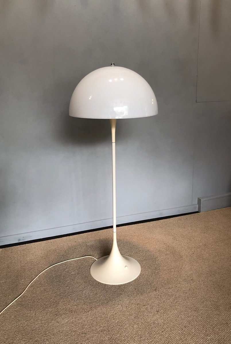 Vintage Danish Steel And Acrylic Floor Lamp Verner Panton For Louis Poulsen 1970s throughout measurements 805 X 1200