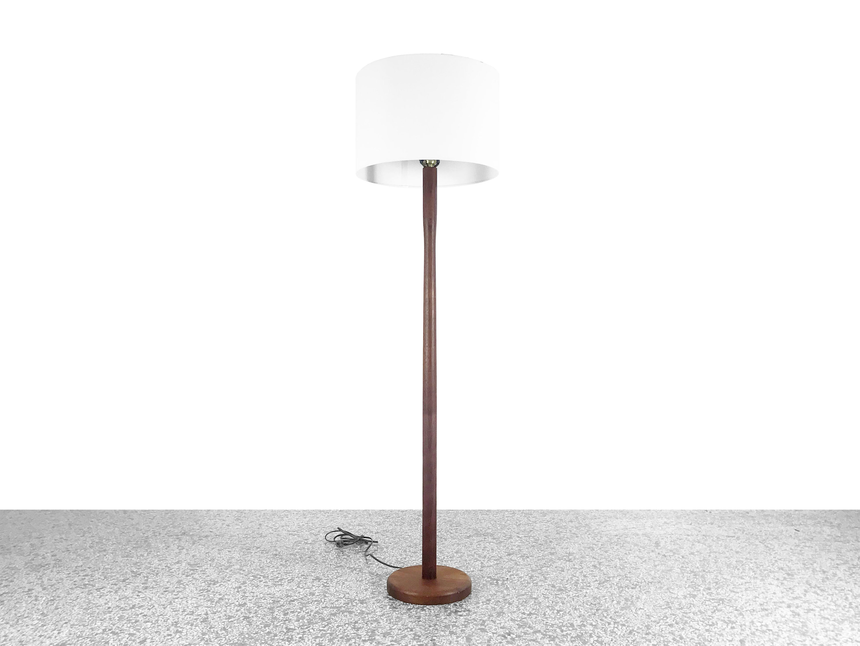 Vintage Danish Teak Floor Lamp with proportions 3000 X 2254