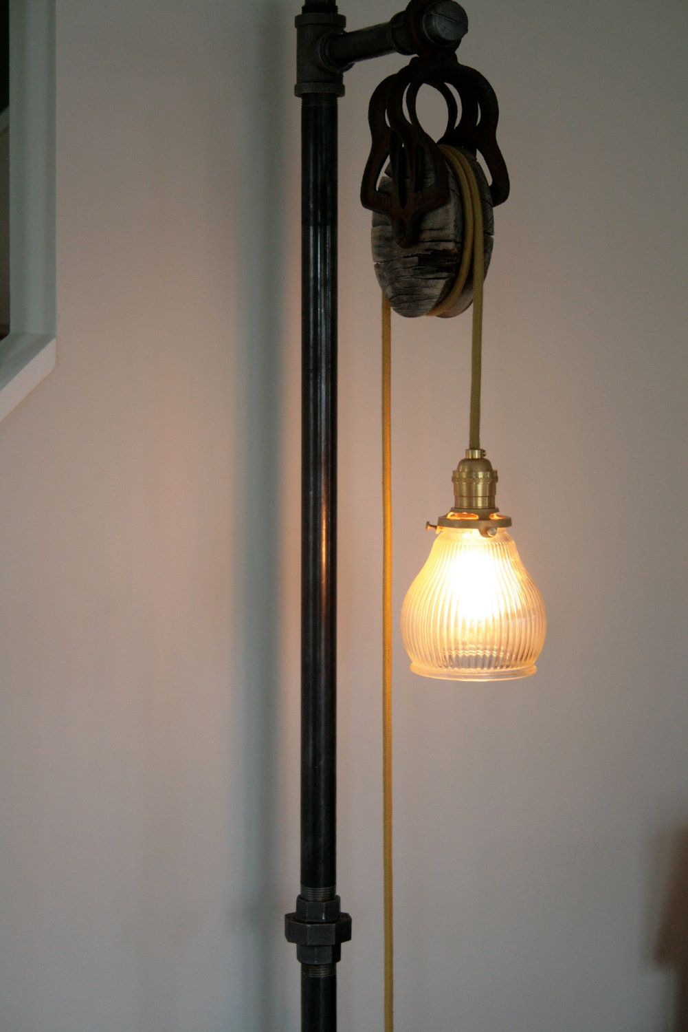 Vintage Industrial Floor Lamp 34500 Via Etsy inside dimensions 1001 X 1500