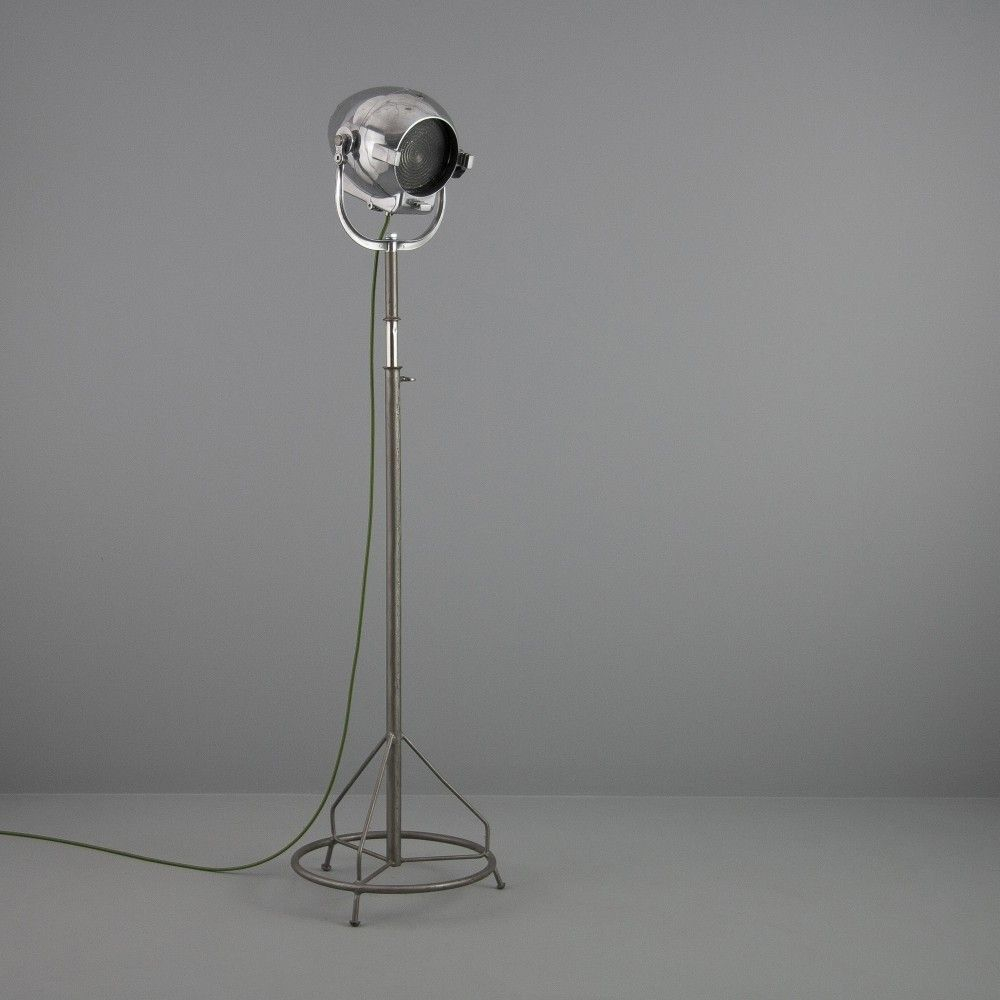 Vintage Industrial Stand Projector Floor Light inside measurements 1000 X 1000