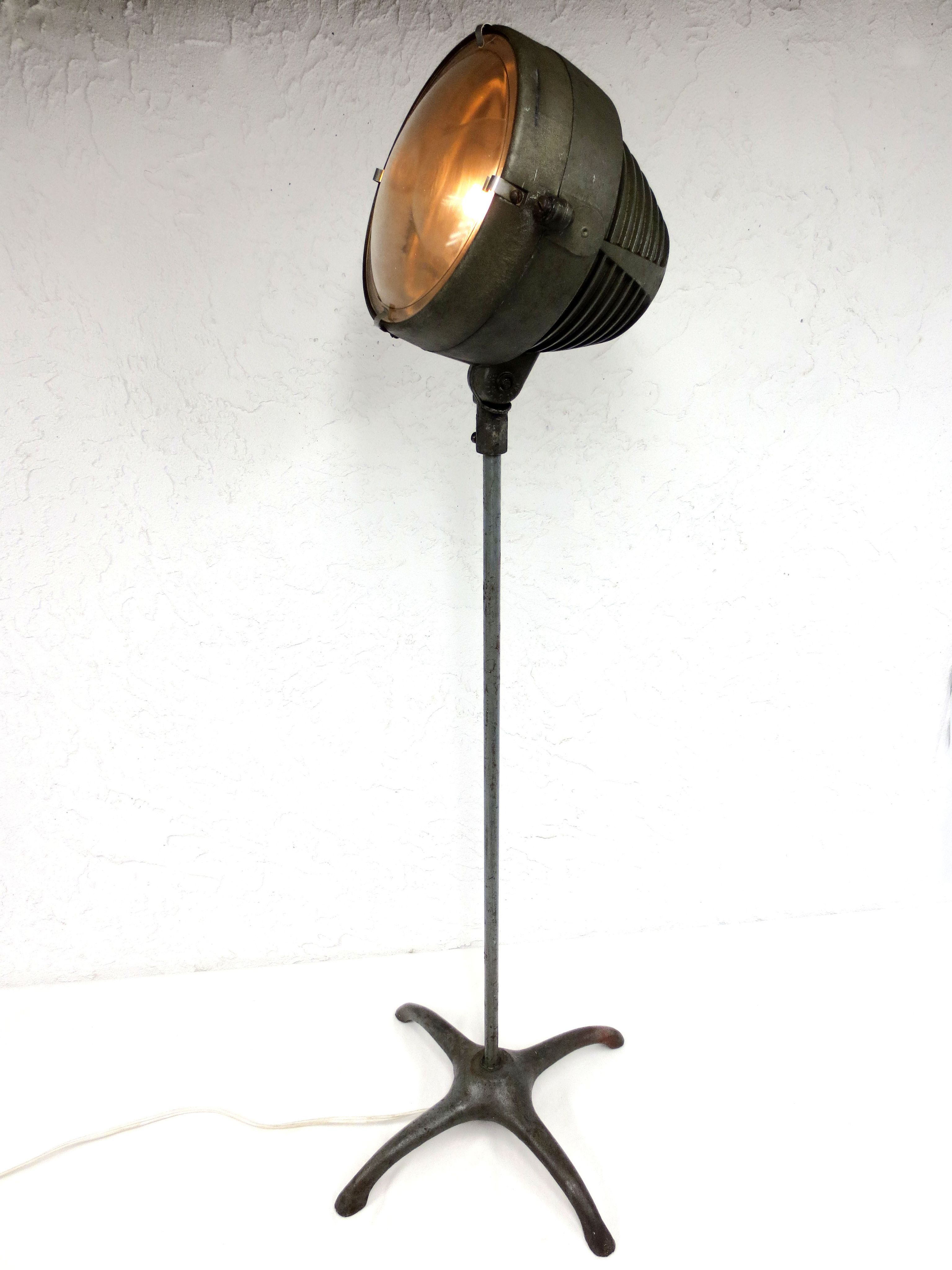 Vintage Industrial Tripod Floor Light 45 Floor Lamp pertaining to measurements 3071 X 4096