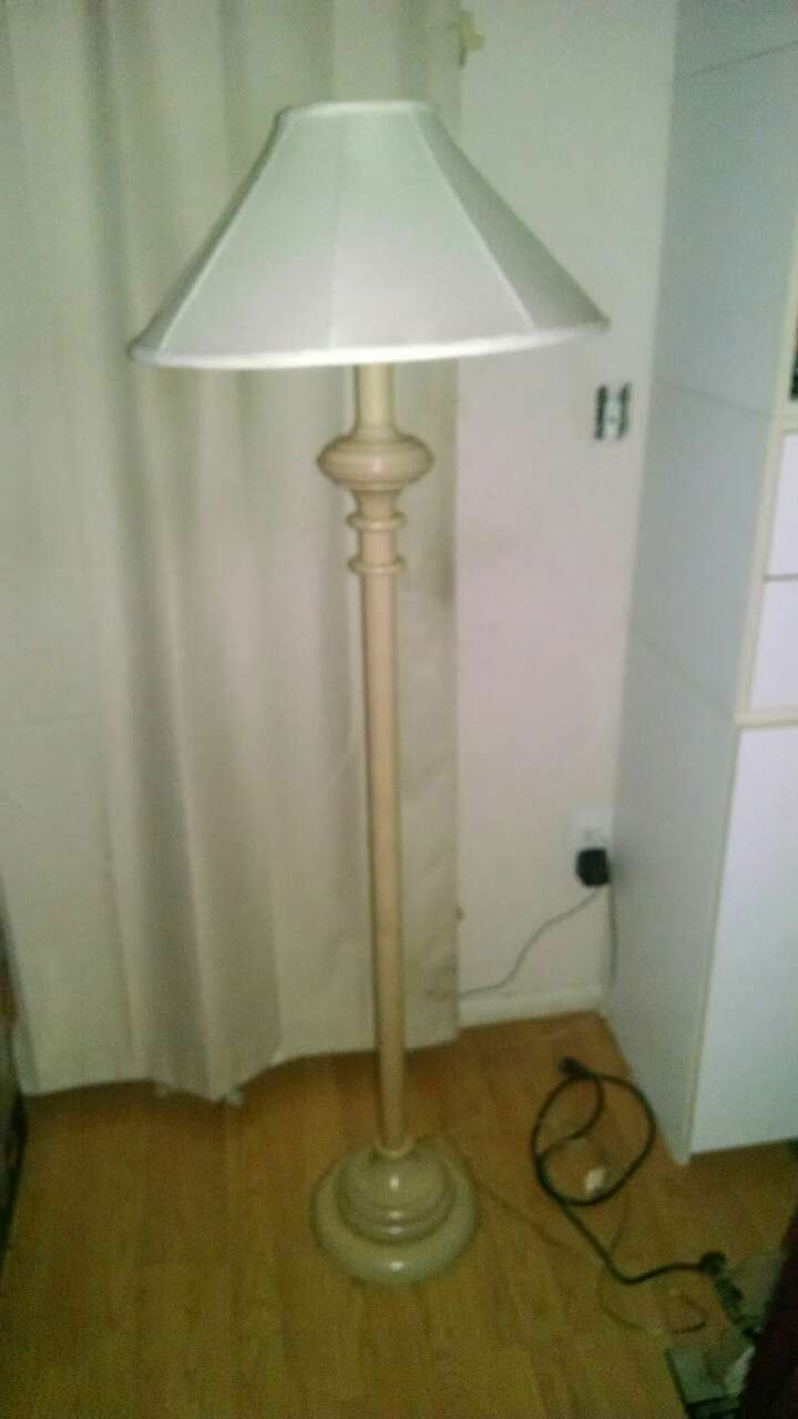 Vintage Leviton 49 Beige Floor Lamp regarding dimensions 720 X 1280