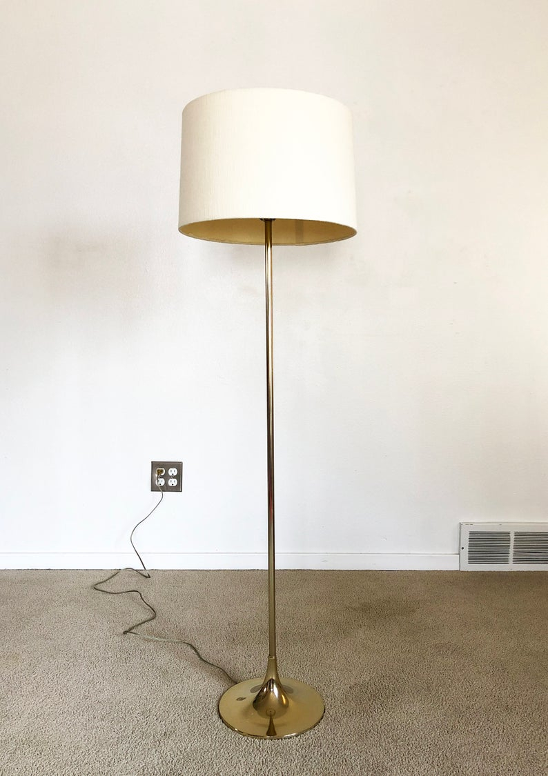 Vintage Mid Century Laurel Tulip Base Floor Lamp throughout size 794 X 1125