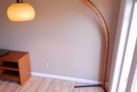 Vintage Mod Era Metal Wood Arc Floor Lamp Arch Nova Lighting regarding proportions 1354 X 1194