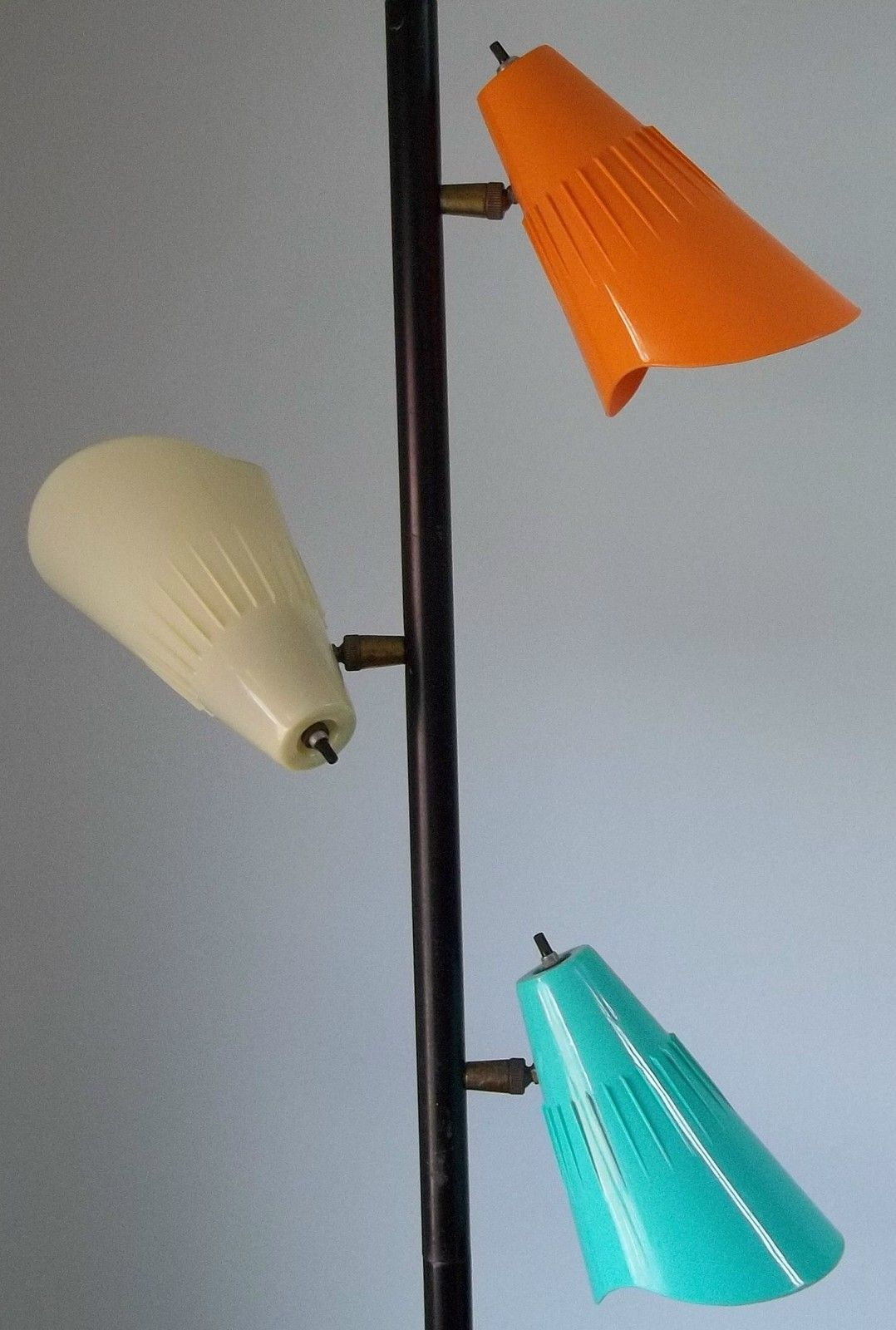 Vintage Tension Pole Lamp Mid Century Modern Eames Danish throughout proportions 1078 X 1600