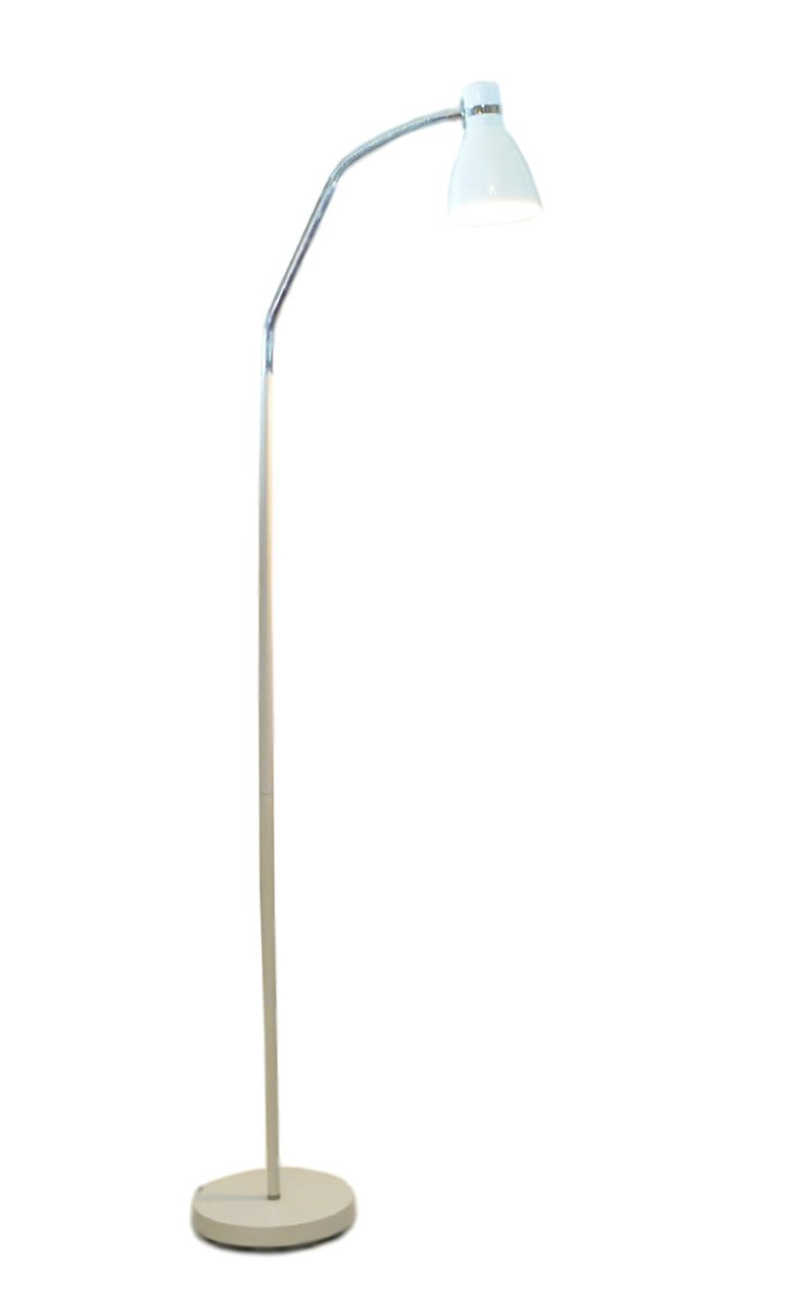 Vintage White Floor Lamp From Belid regarding sizing 745 X 1200