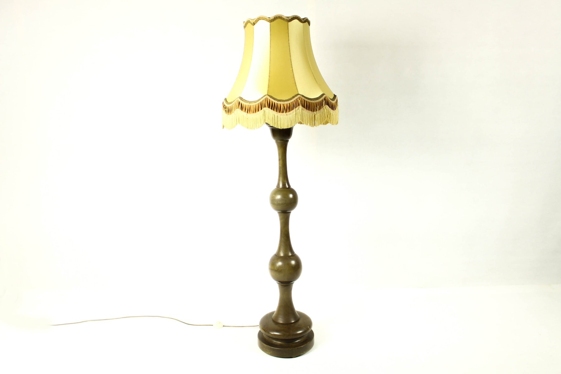 Vintage Wooden Floor Lamp 1960s in dimensions 1799 X 1200