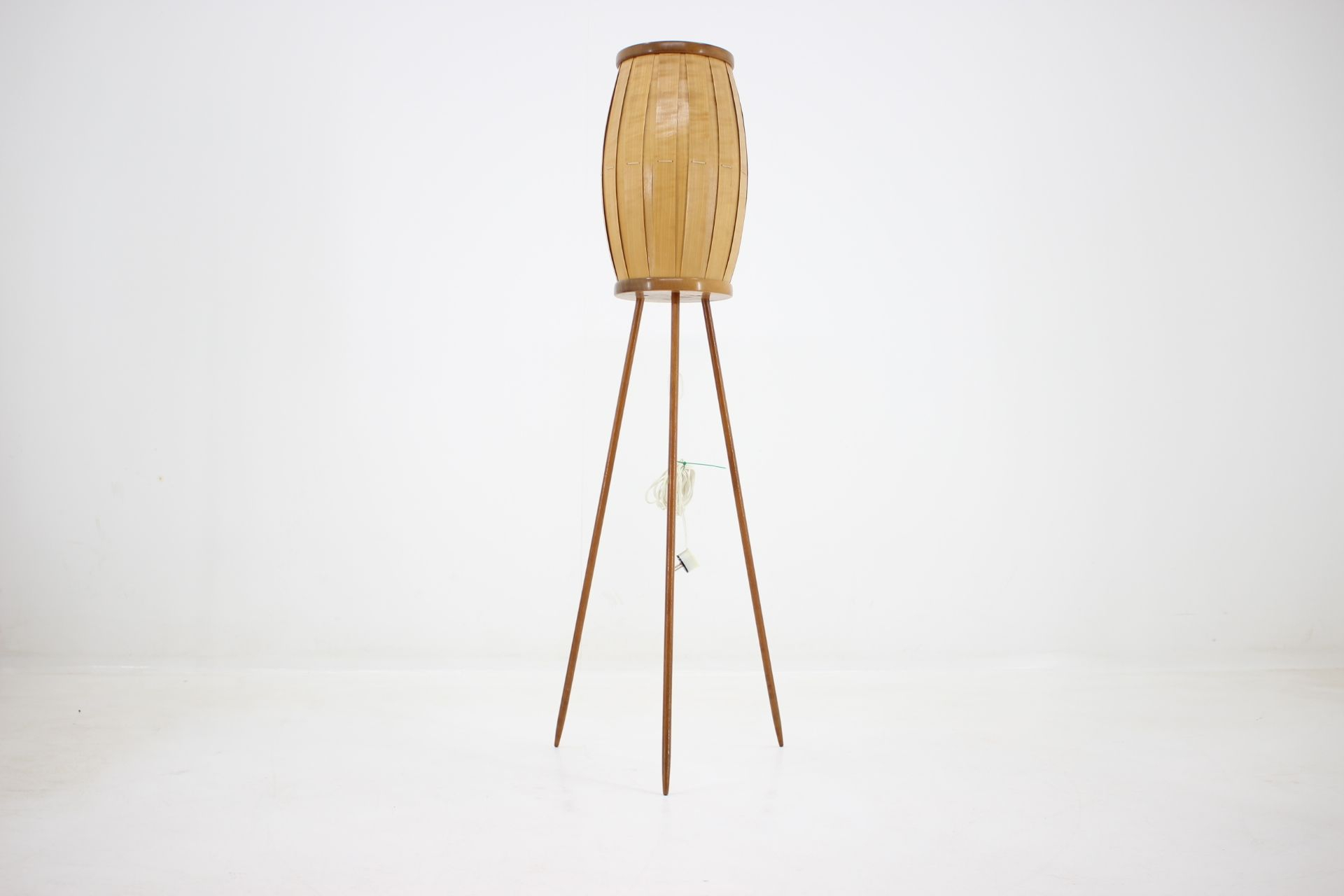 Vintage Wooden Floor Lamp in measurements 1920 X 1280