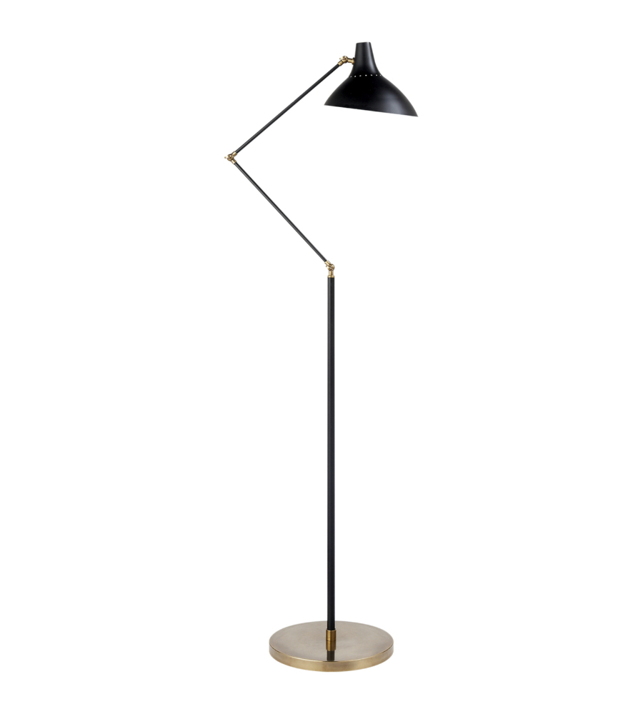 Visual Comfort Arn 1006blk Aerin Modern Charlton Floor Lamp In Black And Brass pertaining to measurements 900 X 1000