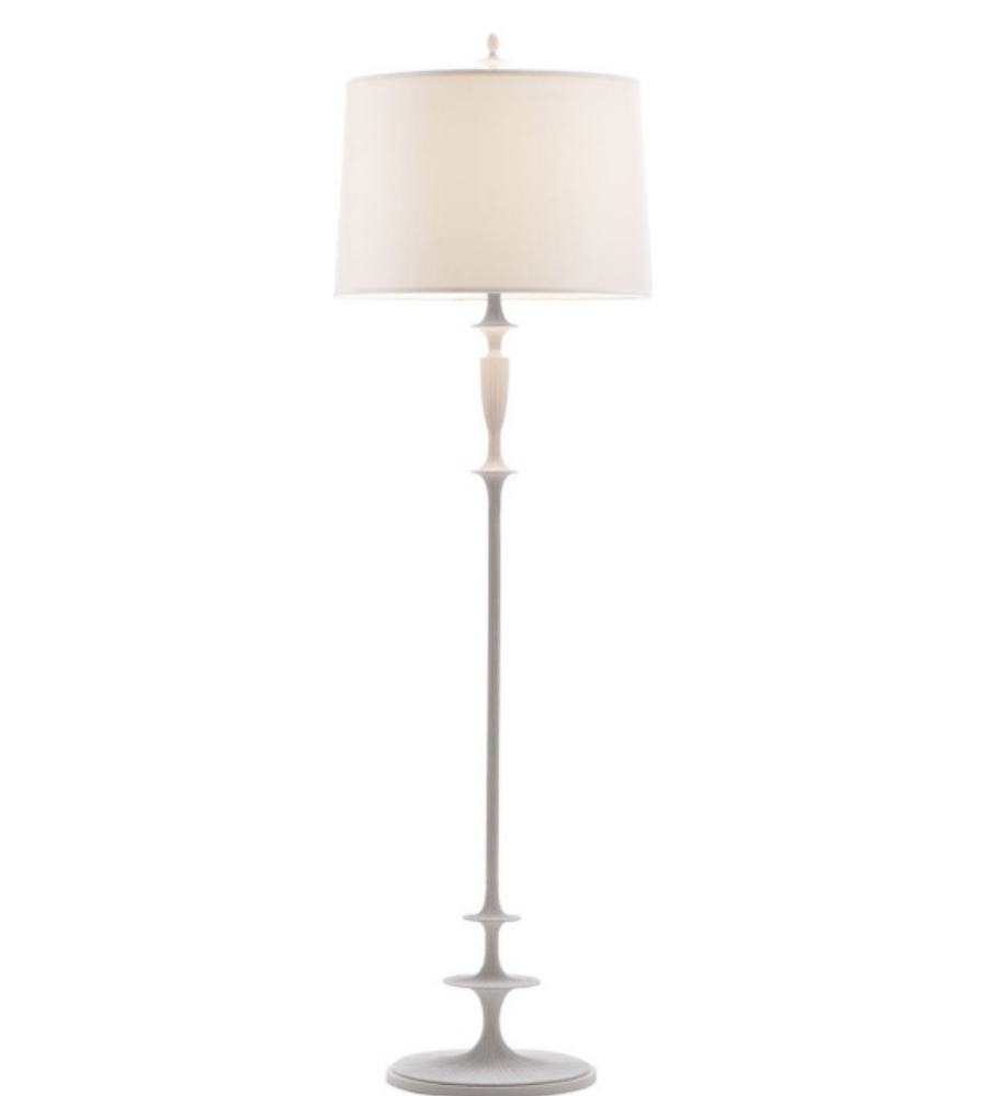 Visual Comfort Bbl 1002wht S Barbara Barry Modern Lotus Floor Lamp In Plaster White in dimensions 900 X 1000