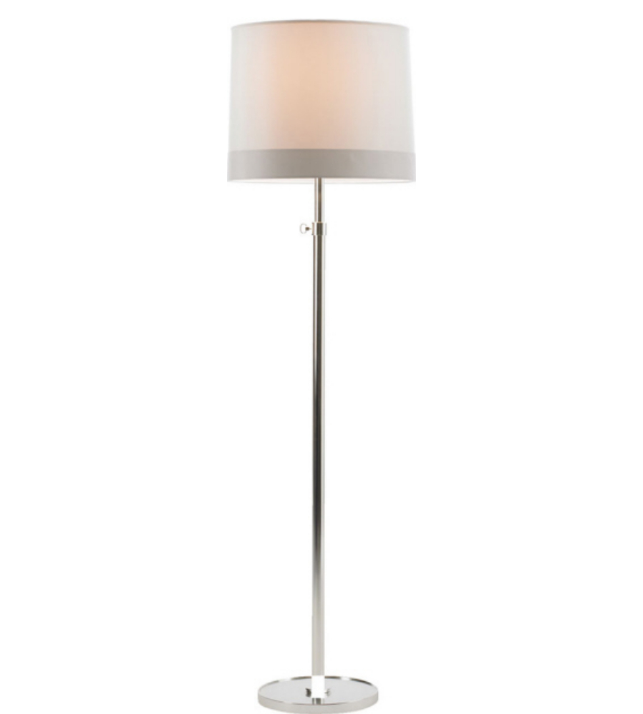 Visual Comfort Bbl 1023ss S2 Barbara Barry Modern Simple Floor Lamp In Soft Silver with regard to proportions 900 X 1000