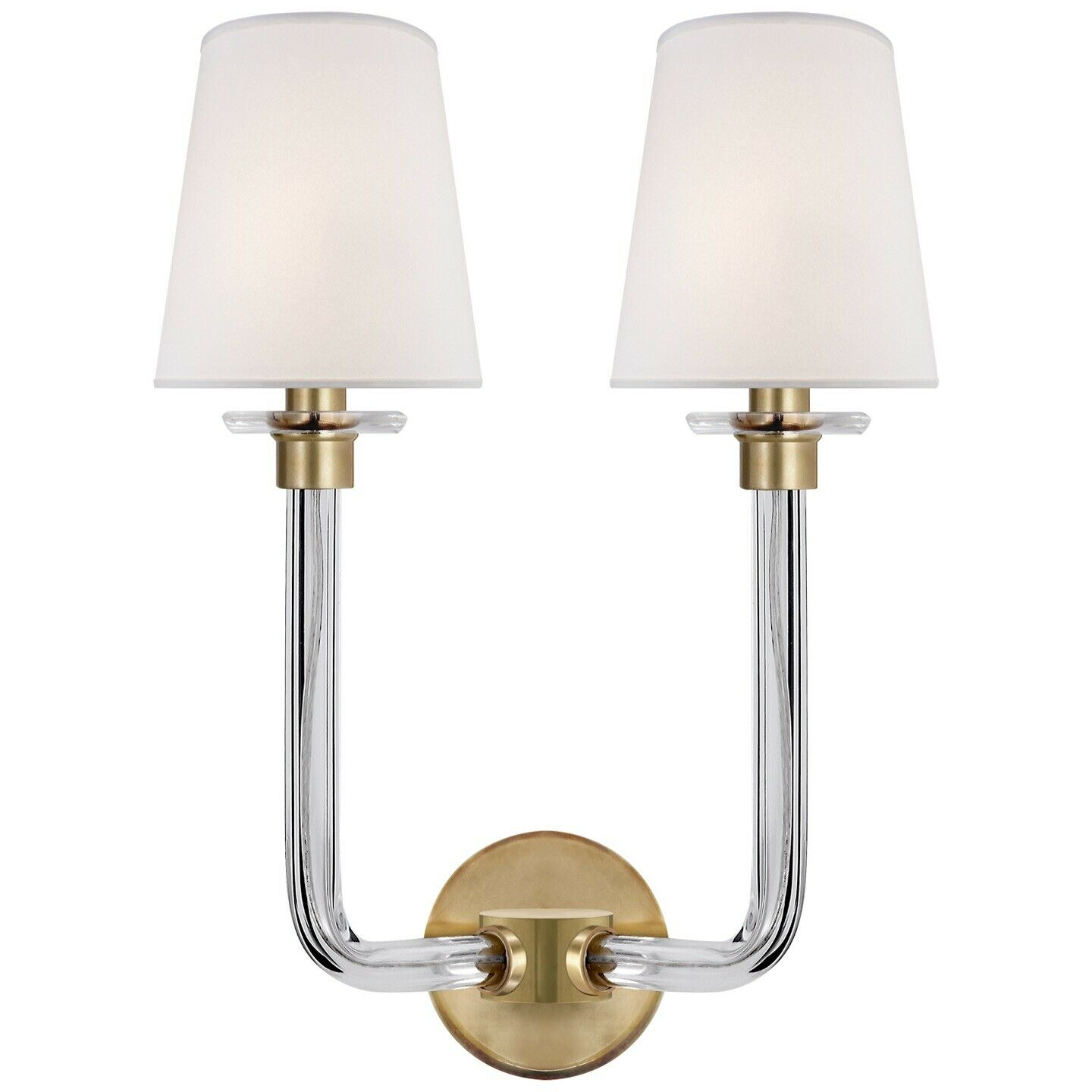 Visual Comfort Parker Double Sconce In Natural Brass Ralph Lauren Rl2146cg Eu in sizing 1440 X 1440