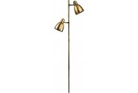Vogue 3 Light Retro Floor Lamp In Antique Brass Finish within size 1000 X 1000