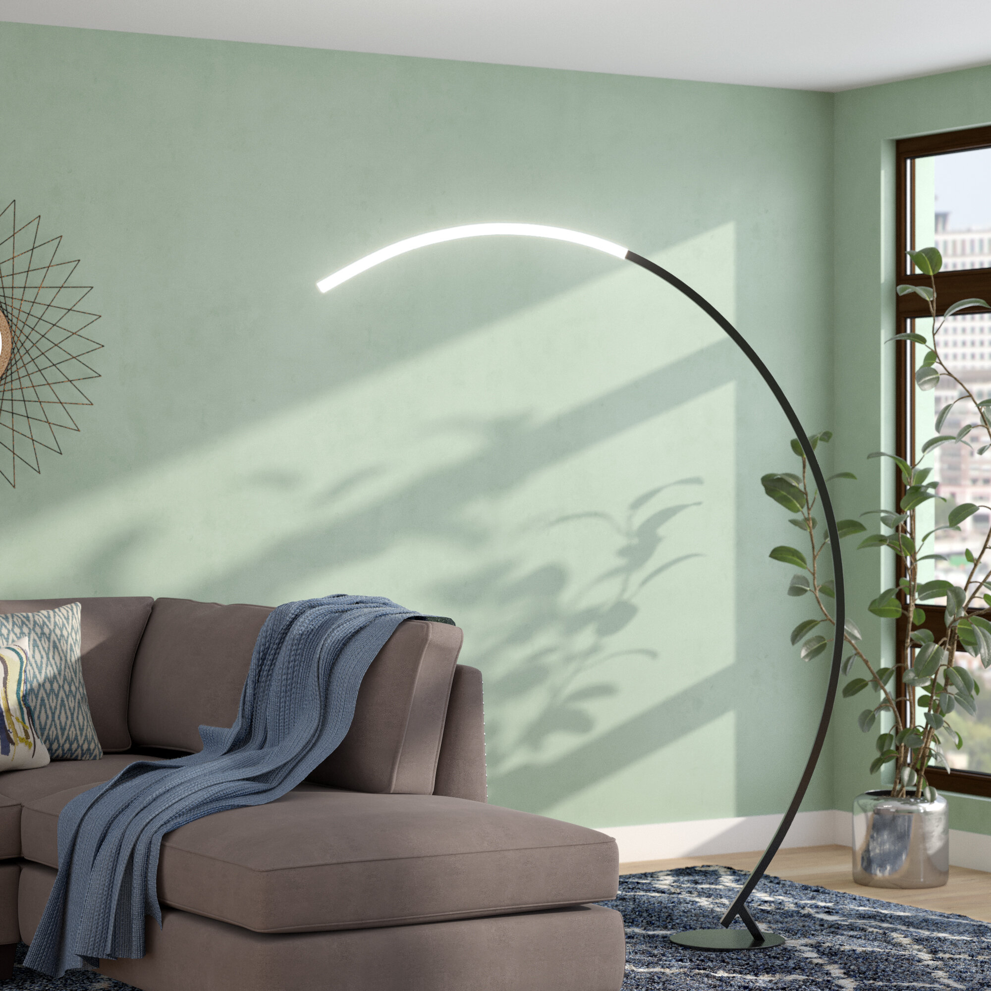 Wankowski 745 Led Arc Floor Lamp throughout size 2000 X 2000