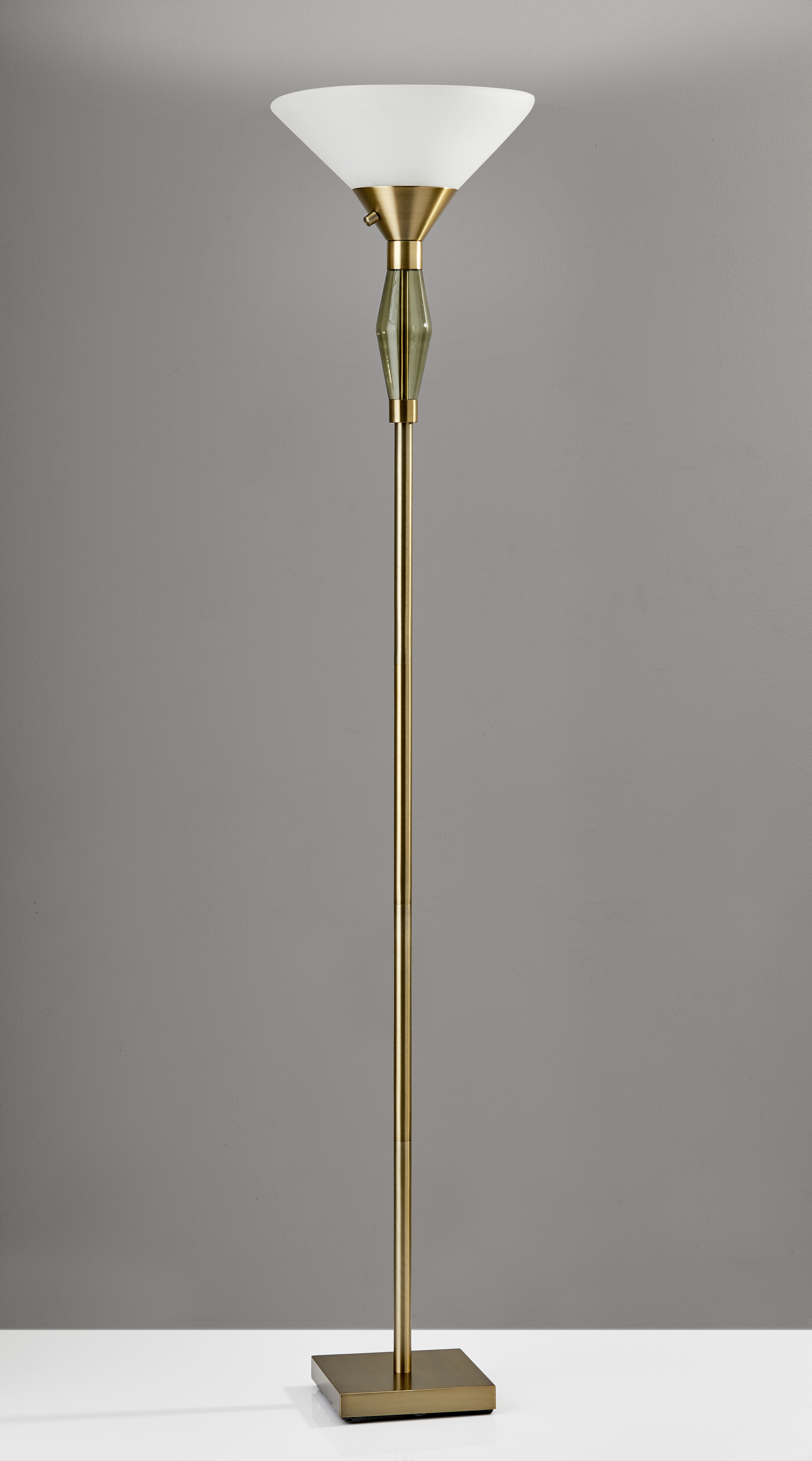 Warburton 71 Torchiere Floor Lamp throughout size 3000 X 5396