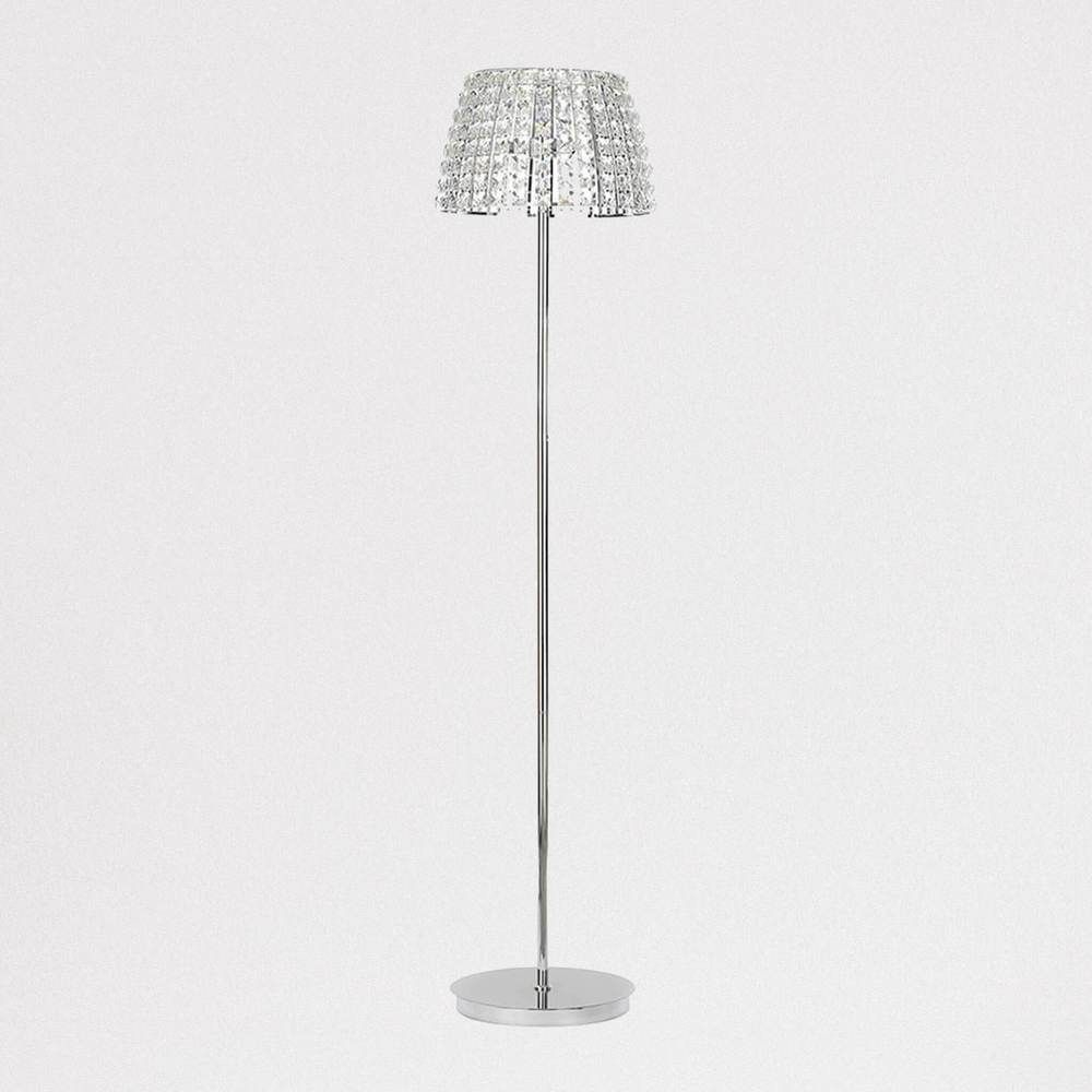 Waterford Crystal Moy Chrome Floor Lamp Lampsy Floor in measurements 1000 X 1000