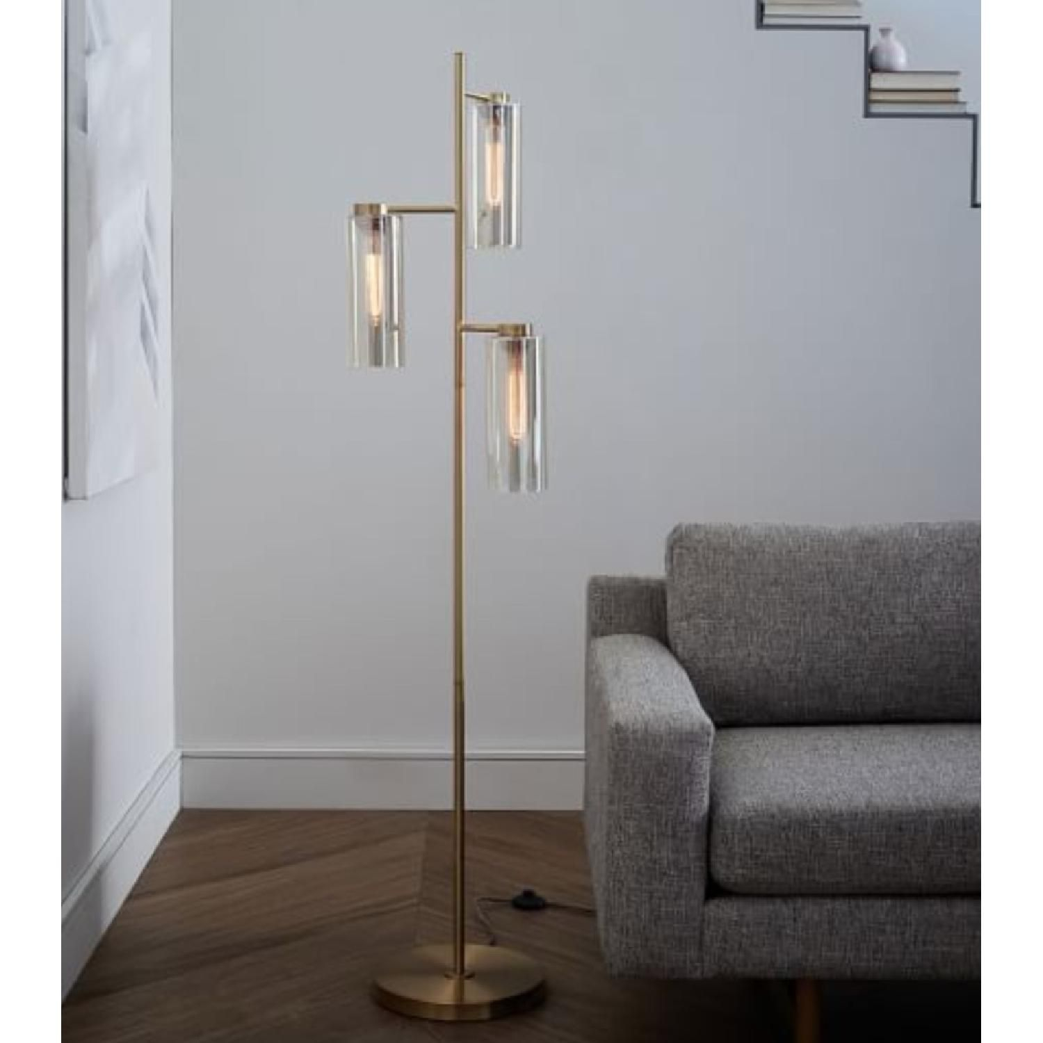 West Elm Glass Cylinder Floor Lamp 3 Decorative Floor regarding measurements 1500 X 1500
