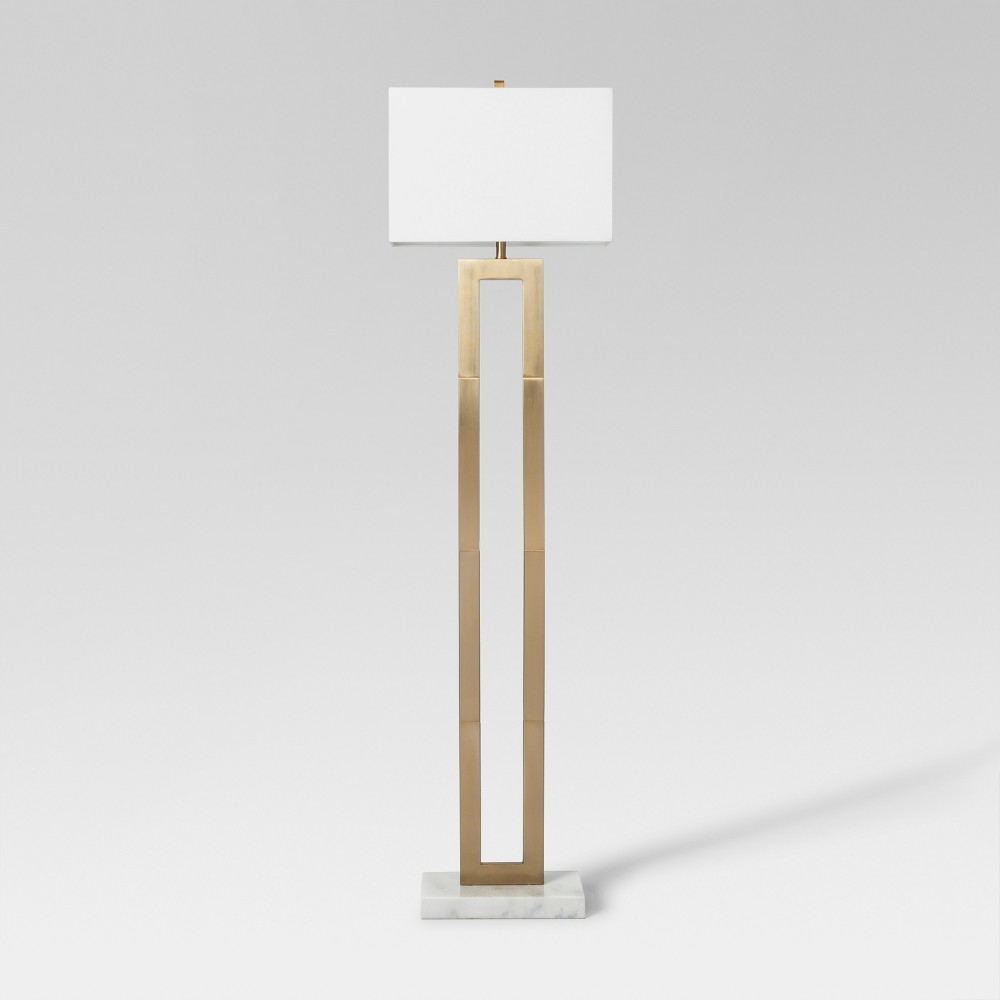 Weston Floor Lamp Includes Cfl Bulb Gold Project 62 pertaining to measurements 1000 X 1000
