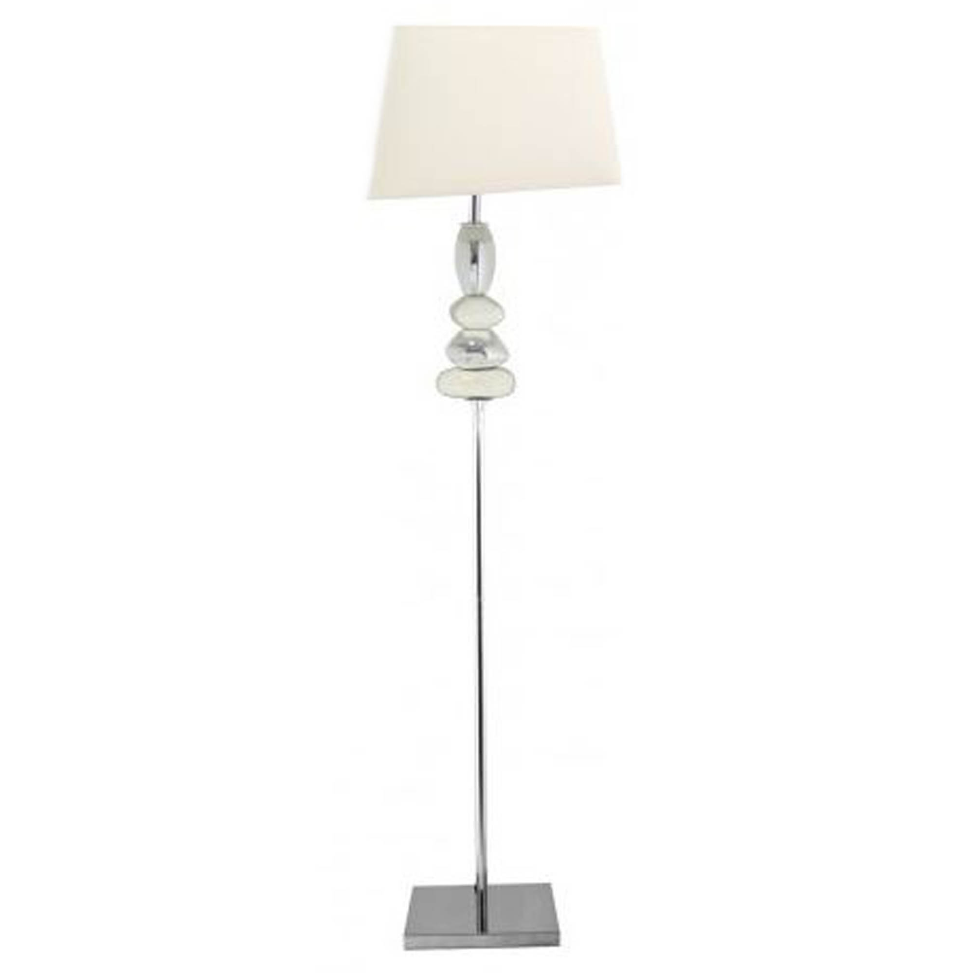 White And Chrome Pebble Floor Lamp intended for size 2000 X 2000