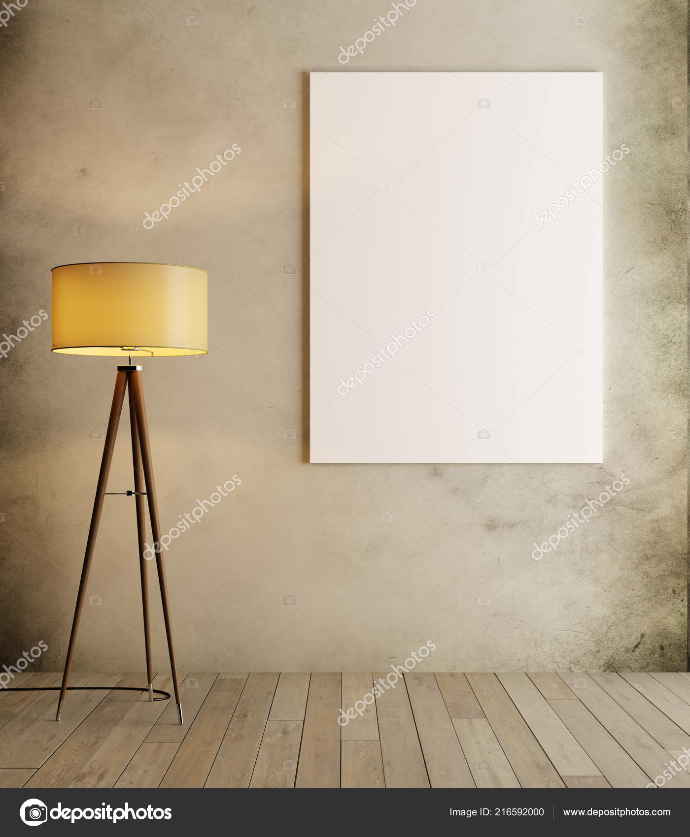 White Mock Trendy Hipster Interior Floor Lamp Render Stock pertaining to sizing 1400 X 1700