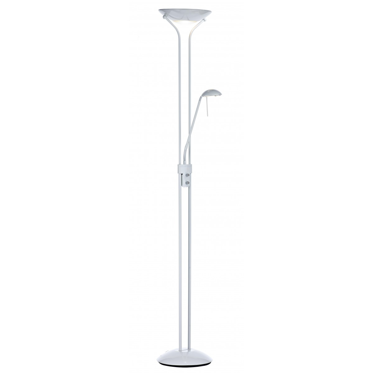 White Montana Mother And Child Halogen Floor Lamp Uplighter with dimensions 1200 X 1200