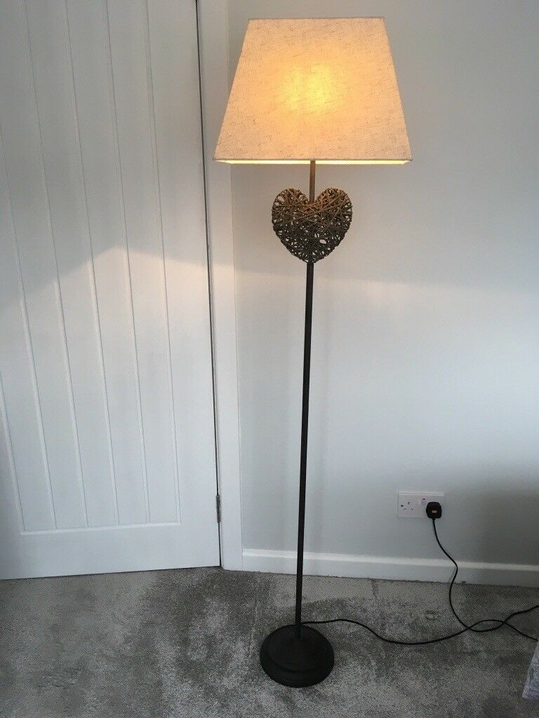Wicker Heart Floor Lamp In Hamilton South Lanarkshire Gumtree within sizing 768 X 1024