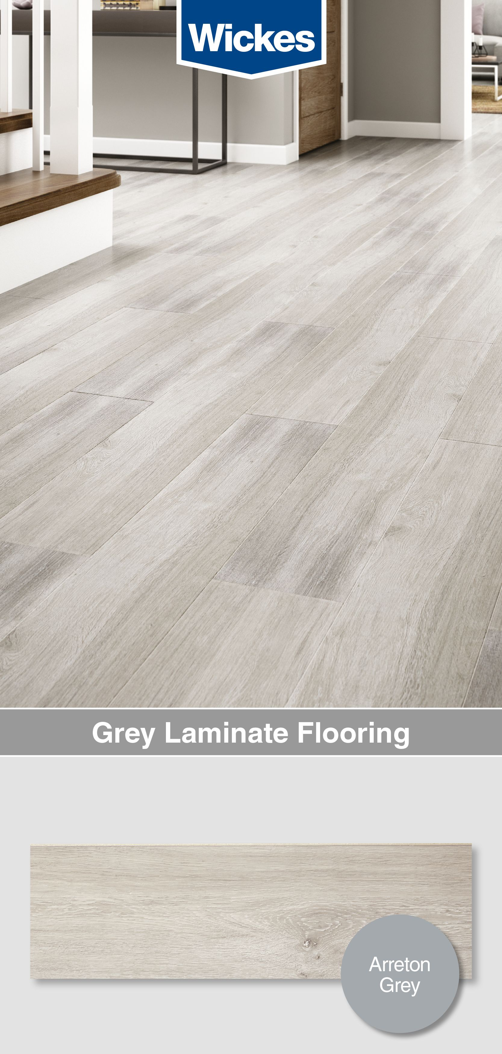 Wickes Arreton Grey Laminate Flooring 148m2 Pack In 2019 inside size 1667 X 3500