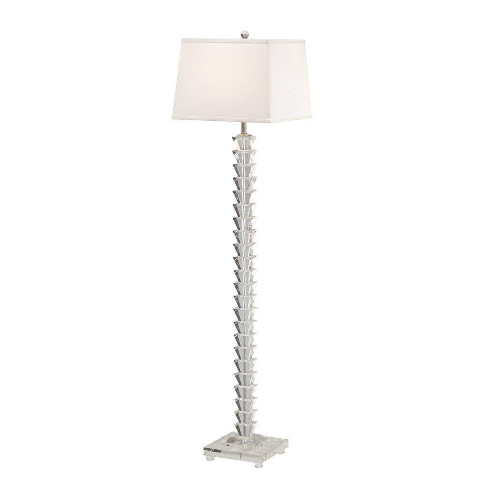 Wildwood Lighting Stacked Crystals Floor Lamp with proportions 1000 X 1000