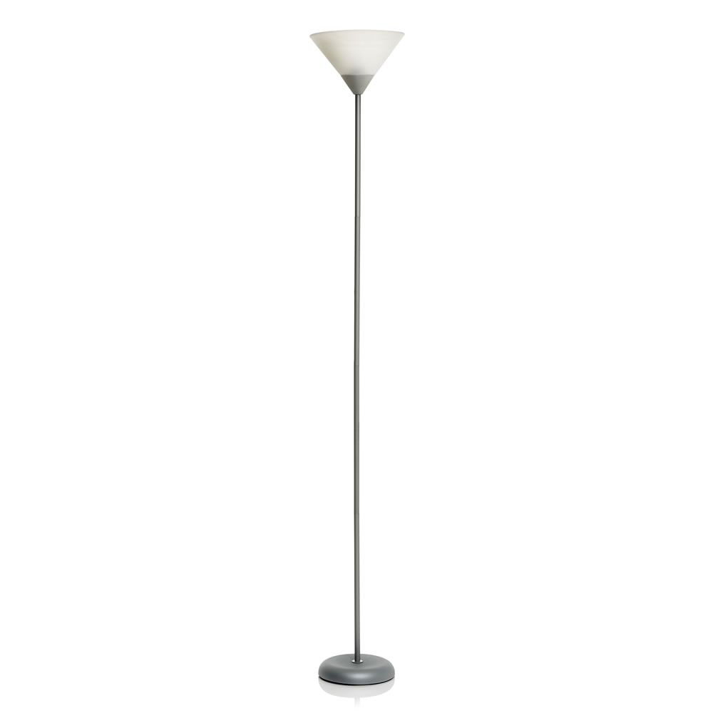 Wilko Floor Lamp Silver Effect Uplighter Silver Floor Lamp in measurements 1000 X 1000