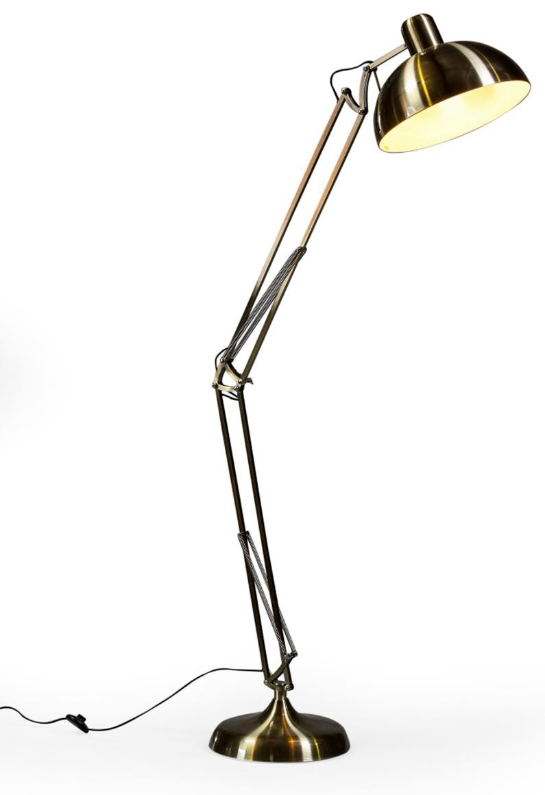 Willos Large Angle Floor Lamp Gold with dimensions 795 X 1160